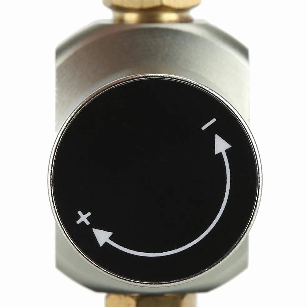 Fdit Keg Charger mini regulator CO2 do piwa z instrukcją bezpieczeństwa (może nie być dostępna w języku polskim), zawór ograniczający ciśnienie 0-60 psi, wielokrotne pakowanie
