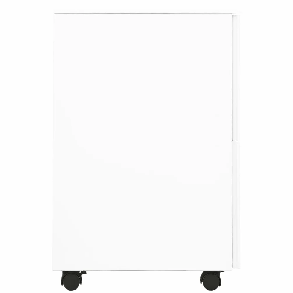 Bussandri Exclusive - Mobilny blok szuflady 39x45x67 cm stal biała