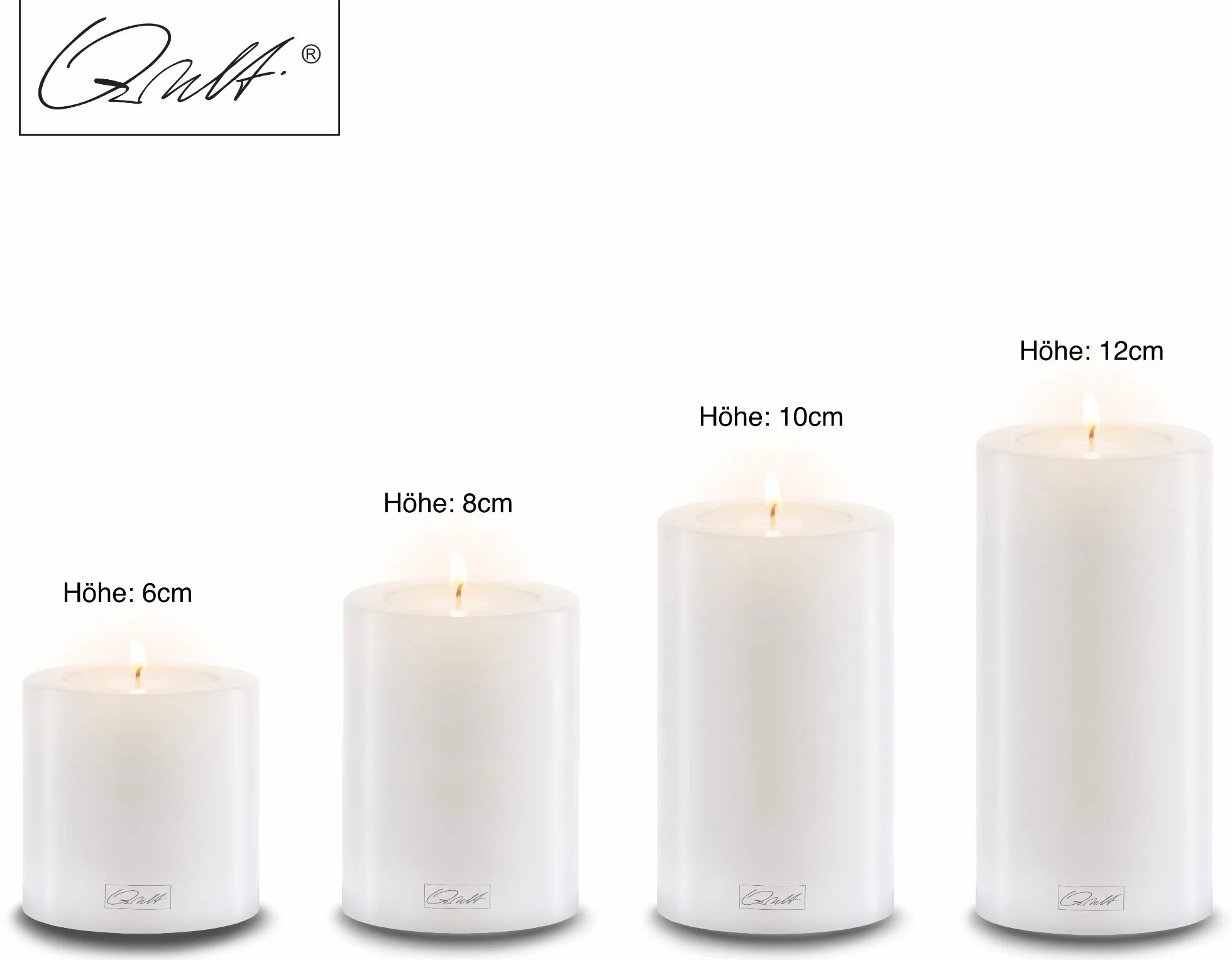 Qult Farluce Trend • Świecznik Na Podgrzewacze W Kształcie Świecy • Świeca Z Tworzywa Sztucznego • Tealight Z Wkładem Na Podgrzewacze • W Zestawie Świeczka
