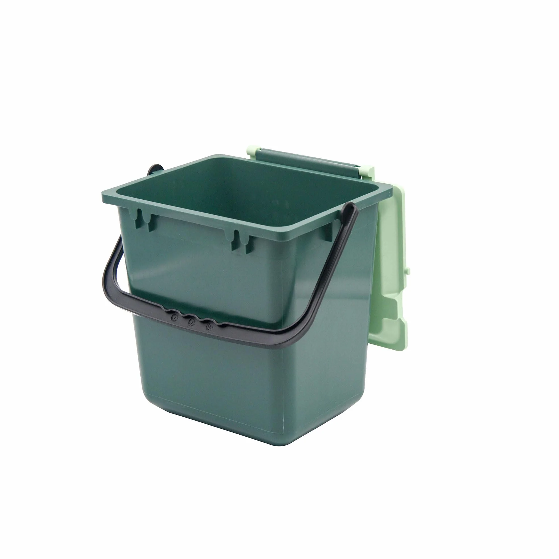 bioMat AirBox® Kosz na Odpady Organiczne do Kuchni 10 L Zielony