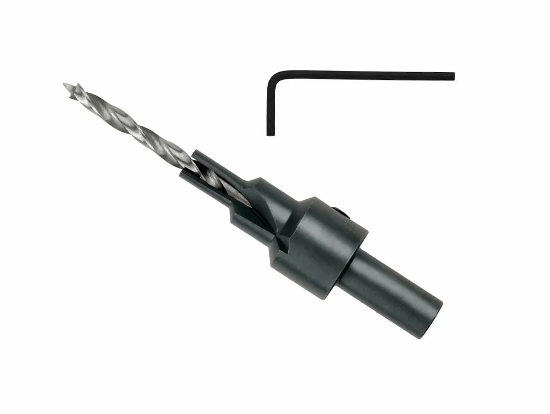 Dedra WDK4564 – wiertło do konfirmatów 4,5 mm/6,4 mm HSS, uchwyt walcowy 8 mm, regulacja głębokości 40–55 mm, stal szybkotnąca – 1 szt.