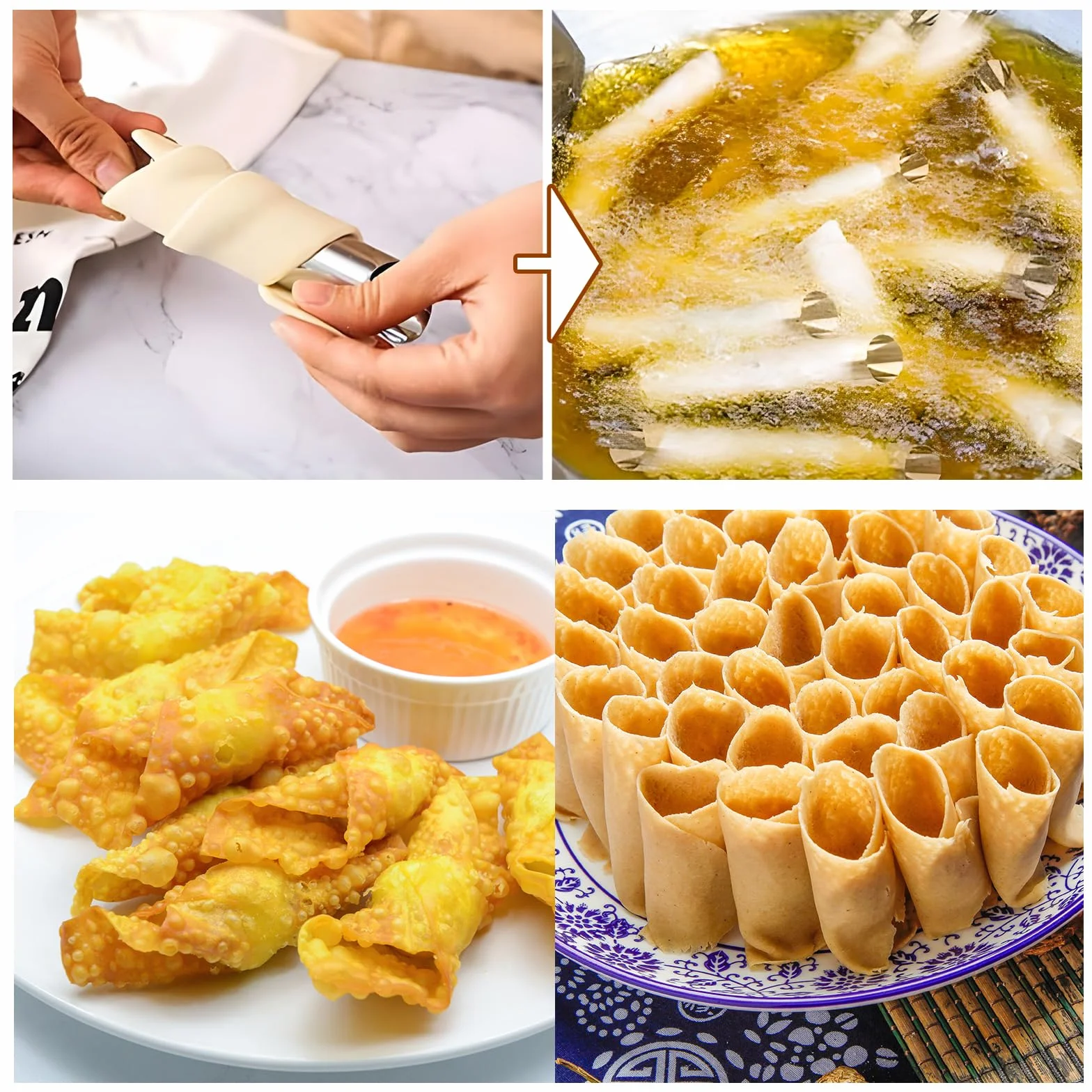 Cannoli formy do pieczenia ze stali nierdzewnej, 18 sztuk, foremki do pieczenia ciastek, rogalików, do pieczenia
