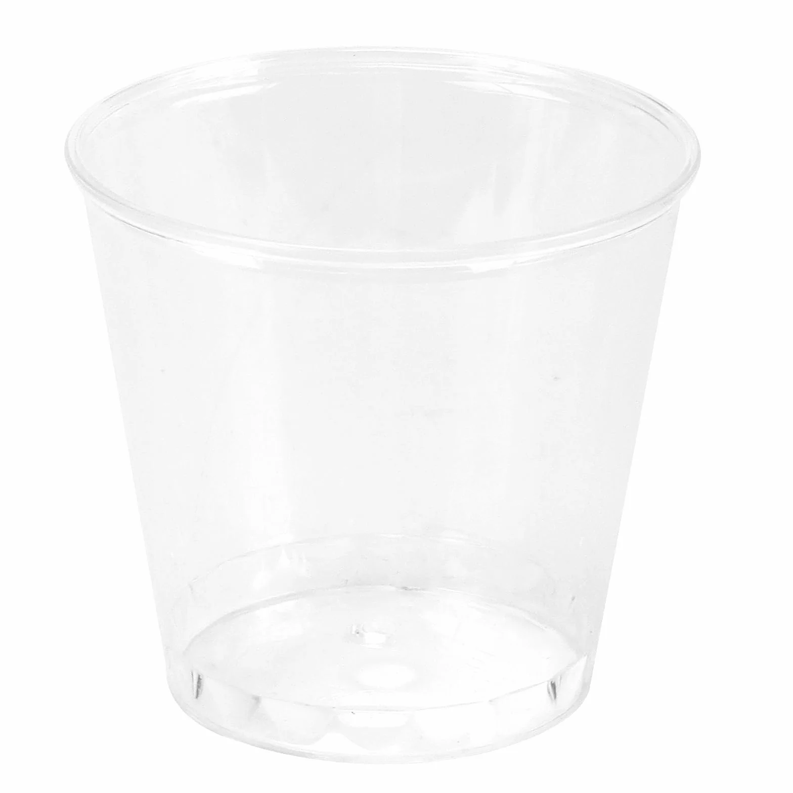 KEILEOHO 500 sztuk plastikowych kieliszków do wódki 30 ml, kubki do wódki z materiału PS, kubki plastikowe wielokrotnego użytku, na imprezy i imprezy