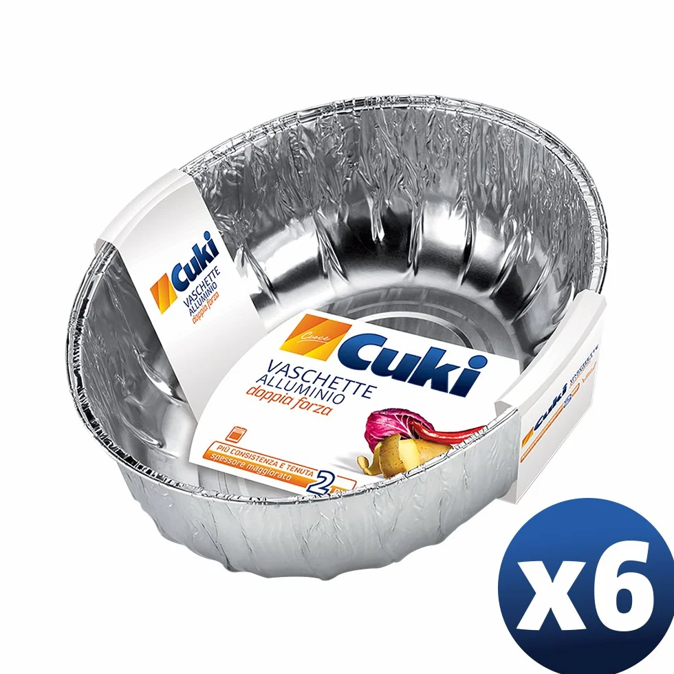 Cuki Aluminium tacki - Podwójna siła - pieczony kurczak [E1G] - 12 tac (Multipack)