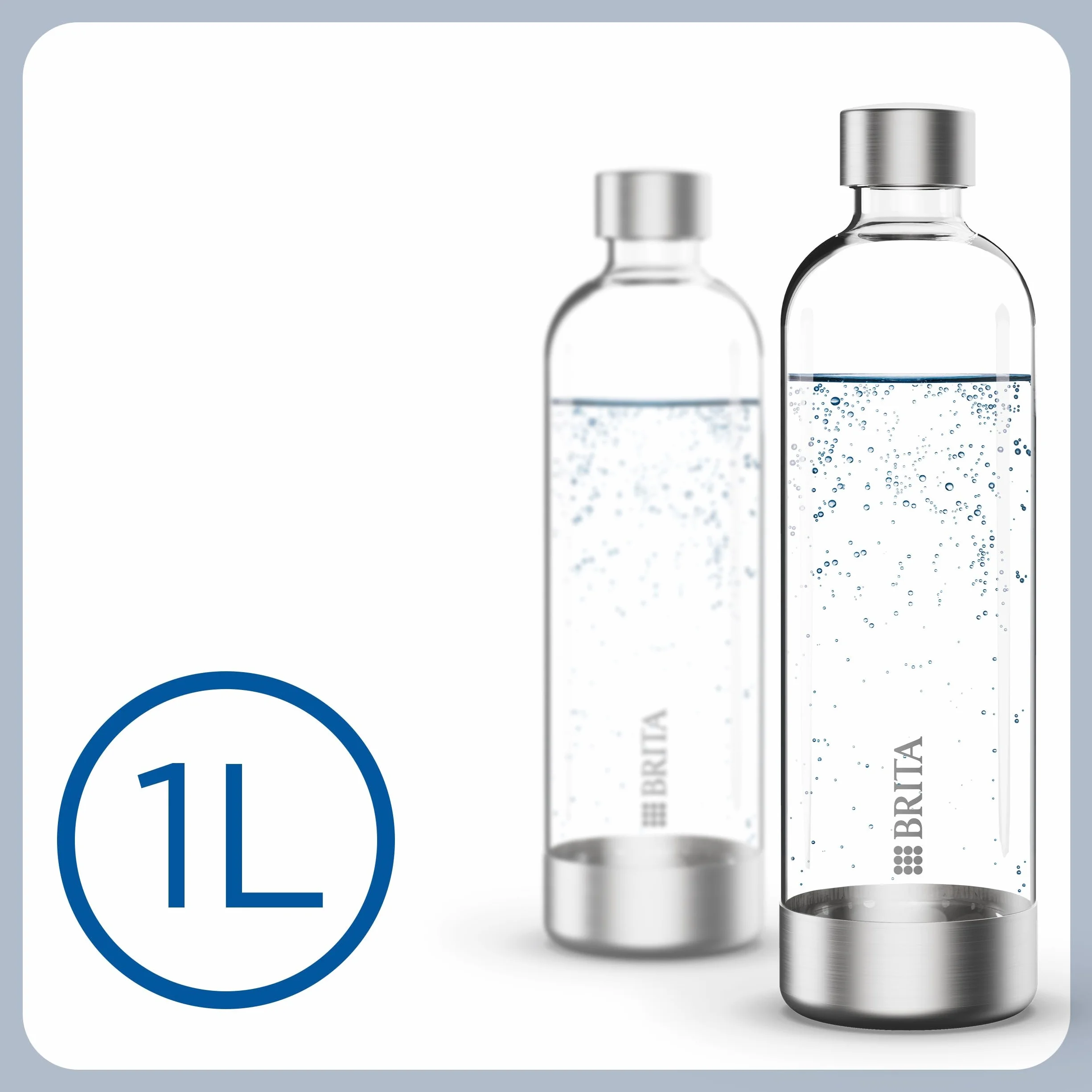 Butelki do saturatora BRITA sodaONE, 2 szt., butelki PET bez BPA
