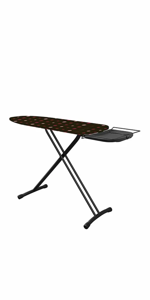 Laurastar Uniwersalny pokrowiec na usta, uniwersalny pokrowiec na deskę do prasowania, 131 cm x 55 cm, 100% bawełna, praktyczny klips, regulowana, wysoki komfort grubości, można prać w pralce,