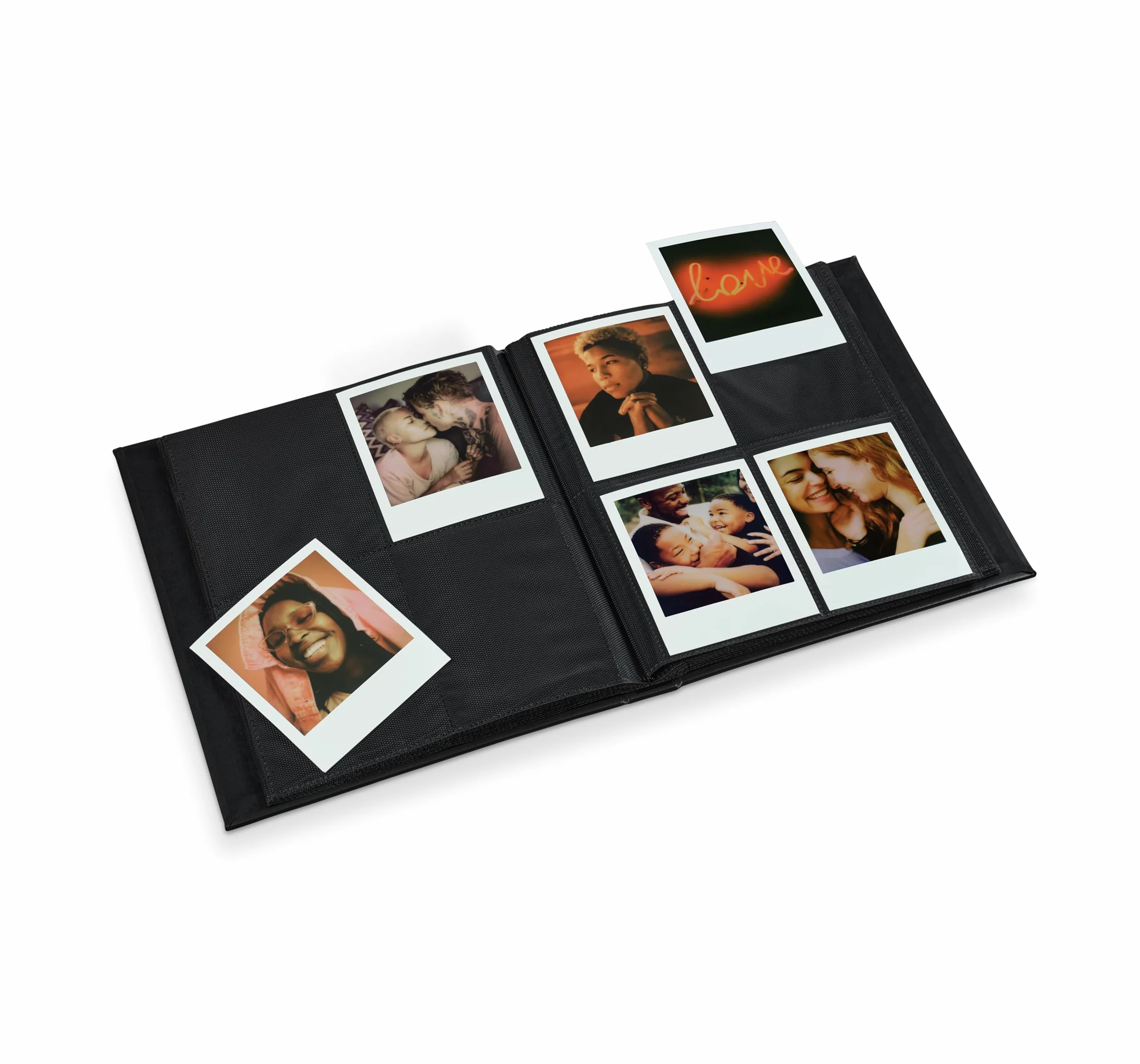 Polaroid Album fotograficzny - czarny - duży album na zdjęcia Polaroid i-Type, 600 i SX-70, pojemność 160 zdjęć (6368)