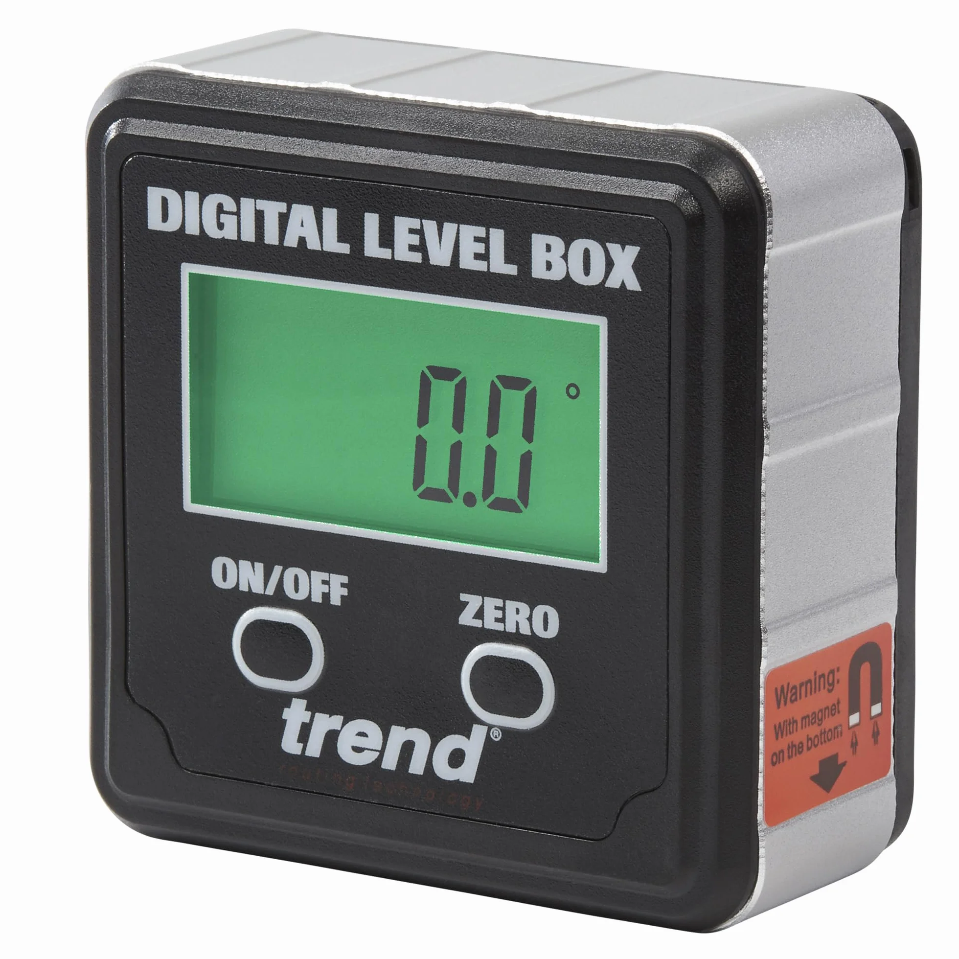 Trend Digital Level Box - magnetyczny celownik kątowy, podstawa magnetyczna do obsługi bez użycia rąk, DLB
