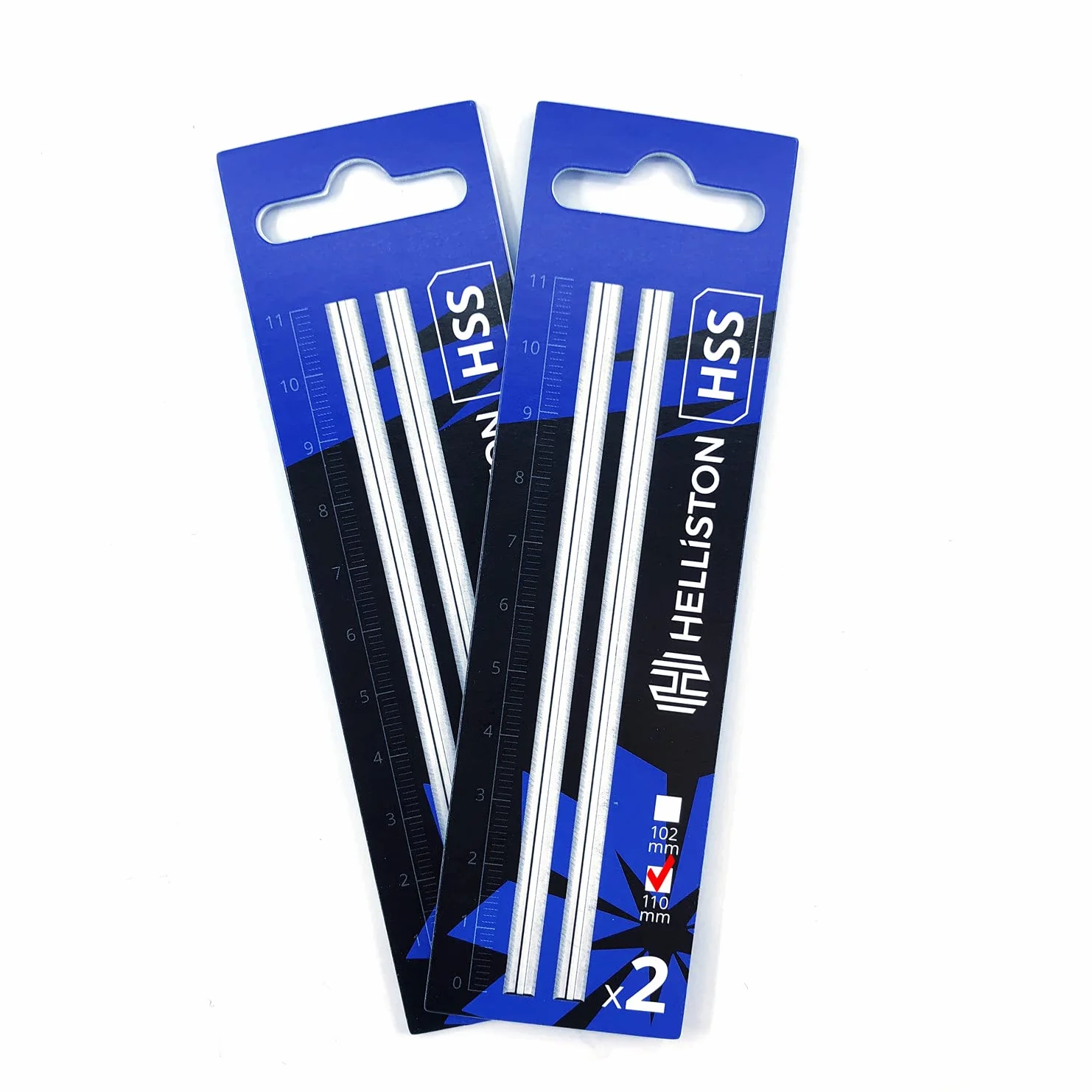 HSS Noże do strugarki Holzmann EHH110 BEZ PLASTIKU, 110x5,5x1,1mm (2 kompletów = 4 noże do strugarki)