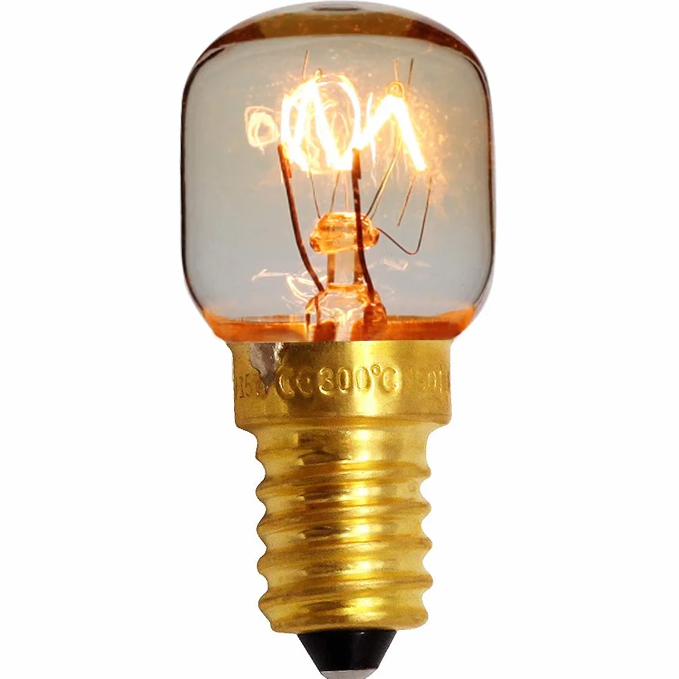 SES E14 zakrętka lampy karłowate 15 W 300 stopni mikrofalówka/piekarnik znamionowe żarówki lampa solna żarówka (10)