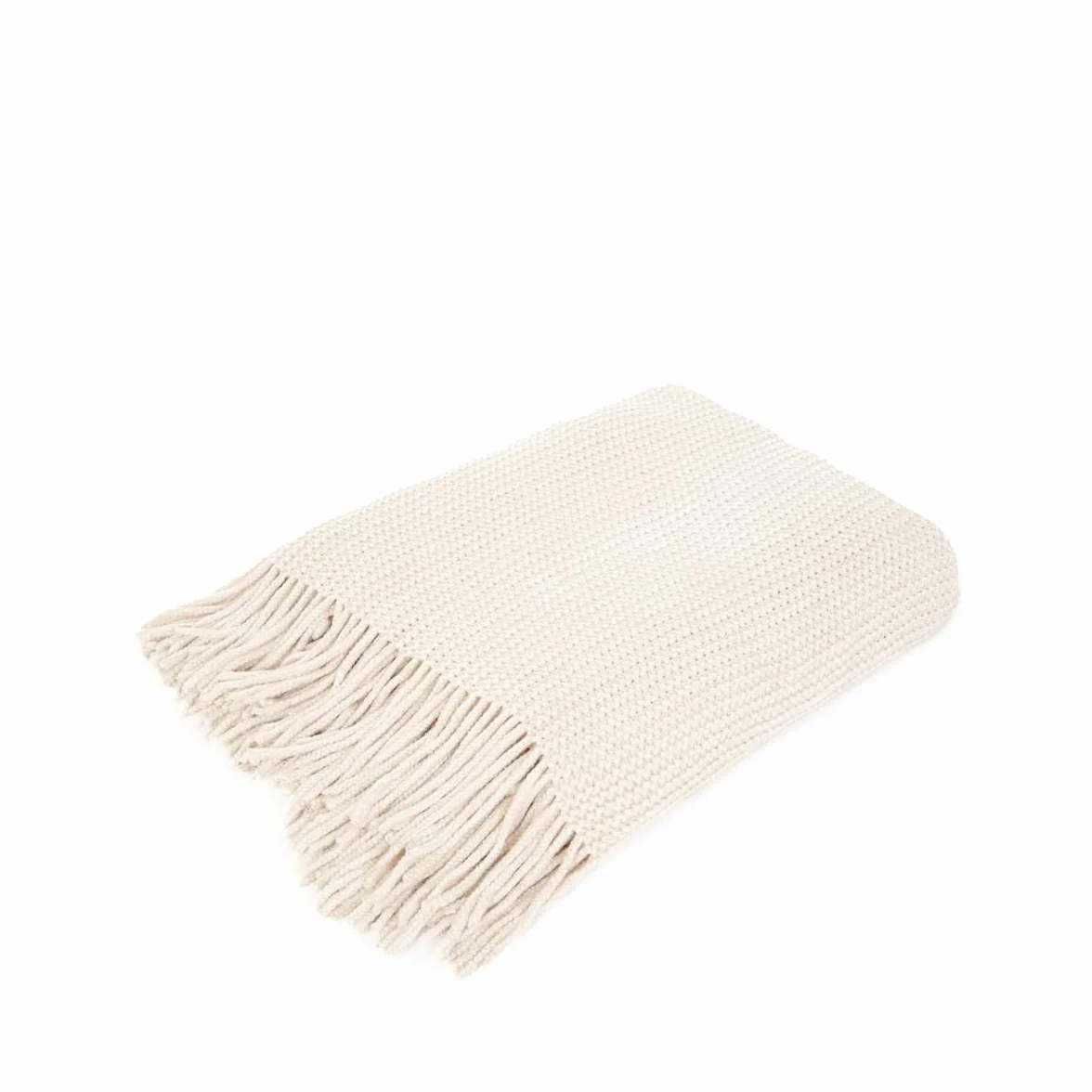 HOMLA Koc CHENILLE szenilowy ecru 130x170 cm