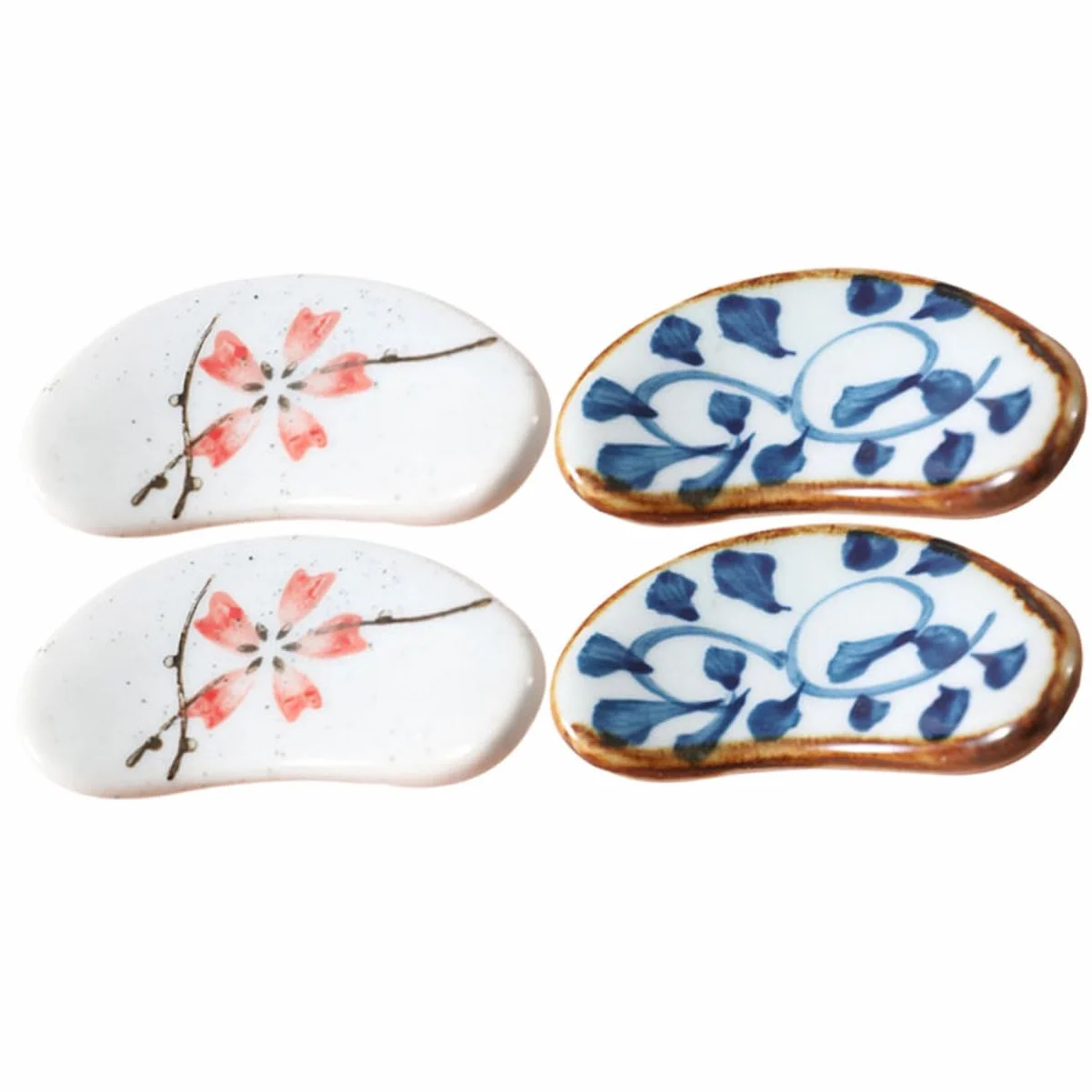 4 Sztuki Stojak Na Pałeczki Podkładka Pod Łyżkę Ceramiczne Podstawki Pod Pałeczki Stojak Na Pałeczki Japońska Podstawka Pod Pałeczki Uchwyt Na Pałeczki Ceramiczna Podstawka Pod