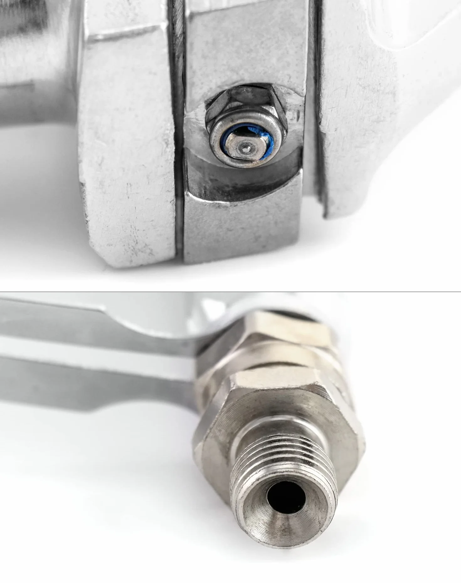 QWORK® Airless pistolet wysokociśnieniowy z gniazdem dyszy i dyszą 517 do systemu natryskiwania farby, 3600 PSI / 250 BAR