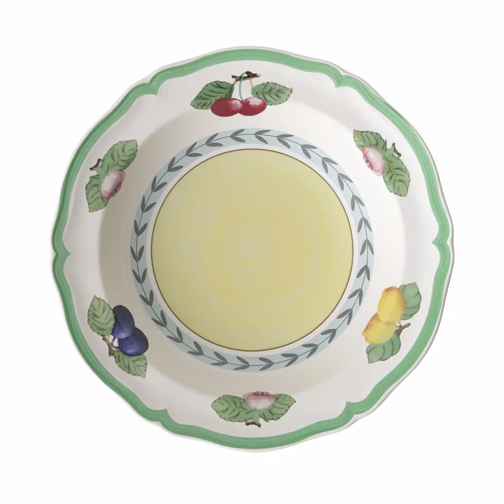 Villeroy & Boch - French Garden | talerz do zupy | porcelana premium | żółty