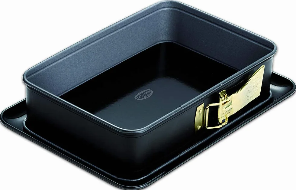 Dr. Oetker Prostokątna forma do wyciskania z emaliowanym dnem 28 x 18 cm, seria Back-Idee