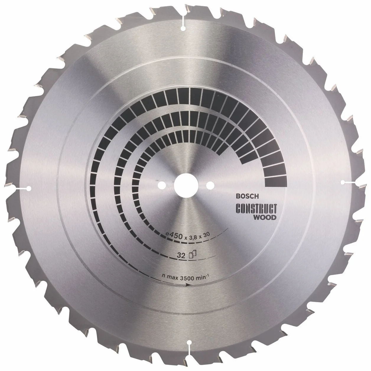 Bosch Profesional Tarcza pilarska Construct Wood 450 x 30 x 3,8 mm; 32
