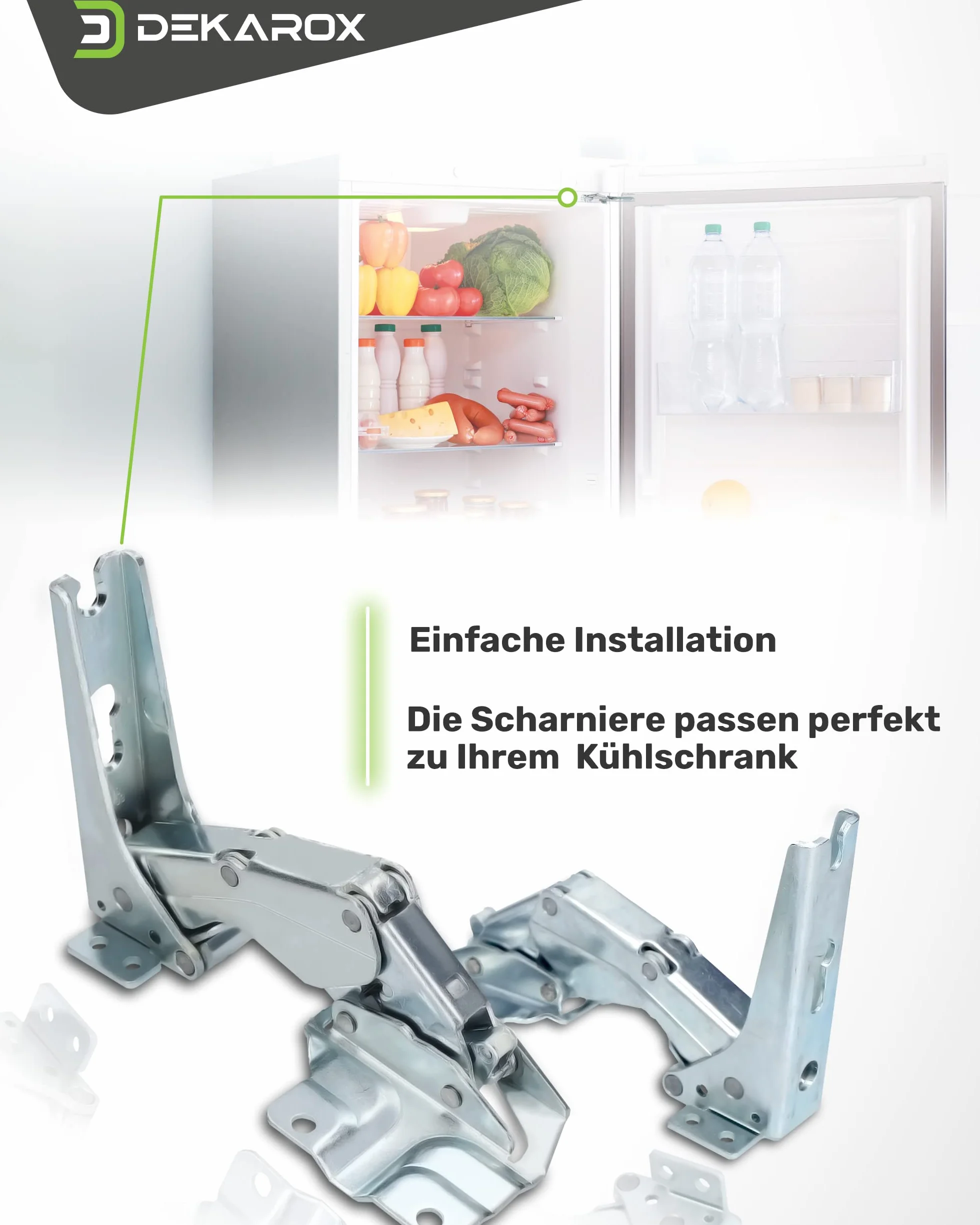 Zestaw zawiasów drzwiowych do Bosch Siemens 481147 00481147 do Electrolux AEG 4071314258 do Küppersbusch 430332 do Miele 5546050 do lodówki zamrażarki