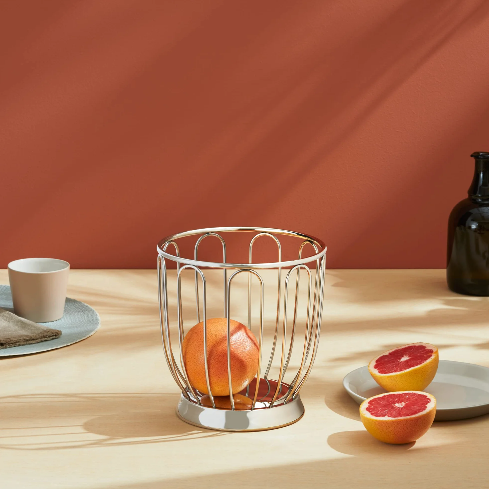 Alessi 370/19 – designerska umowa druciana zgniatana, stal nierdzewna 18/10, 19 cm