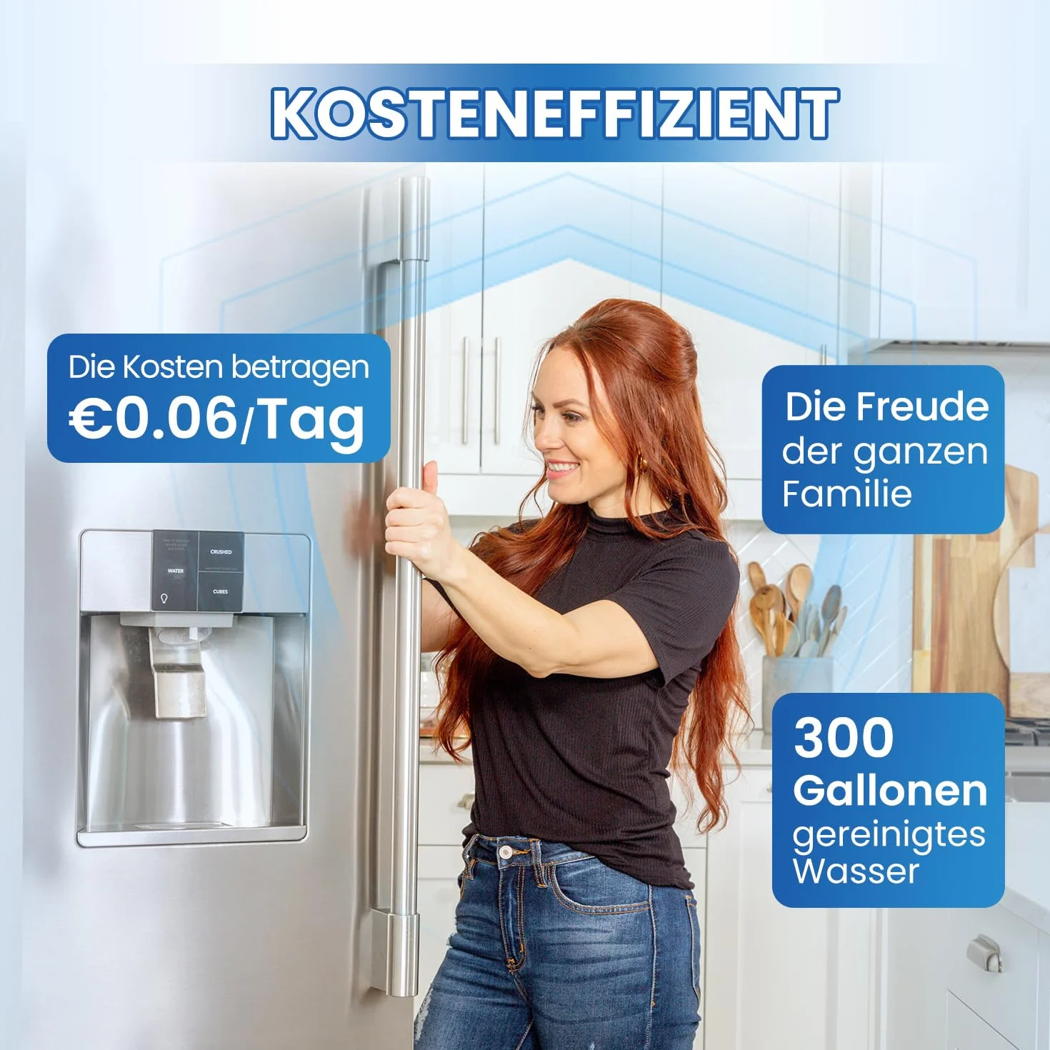 GOLDEN ICEPURE Filtr wody do lodówki Kompatybilny z Whirlpool 4396508, Maytag, KitchenAid, SBS002, S20BRS, 481281729632, 461950271171, 481281728986, 2 sztuki