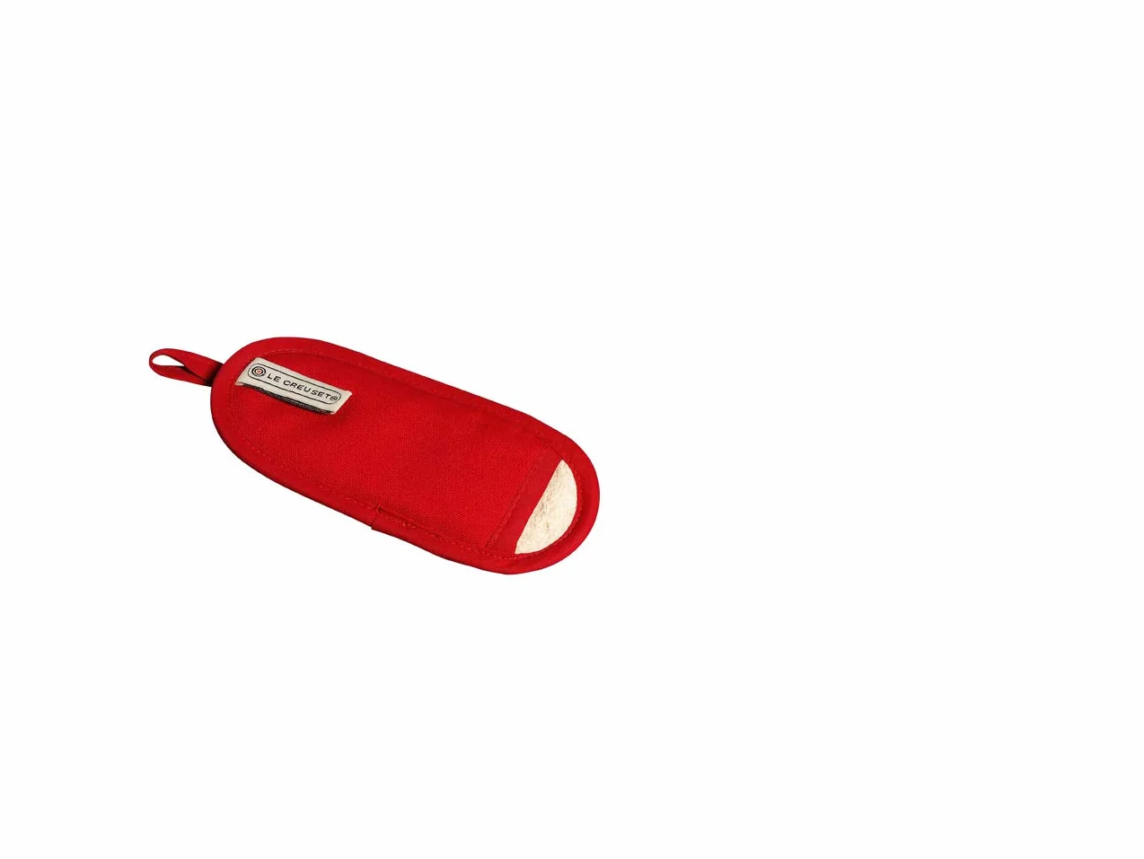 Le Creuset 4-warstwowa tekstylna rękawica, odporna na plamy, czerwona