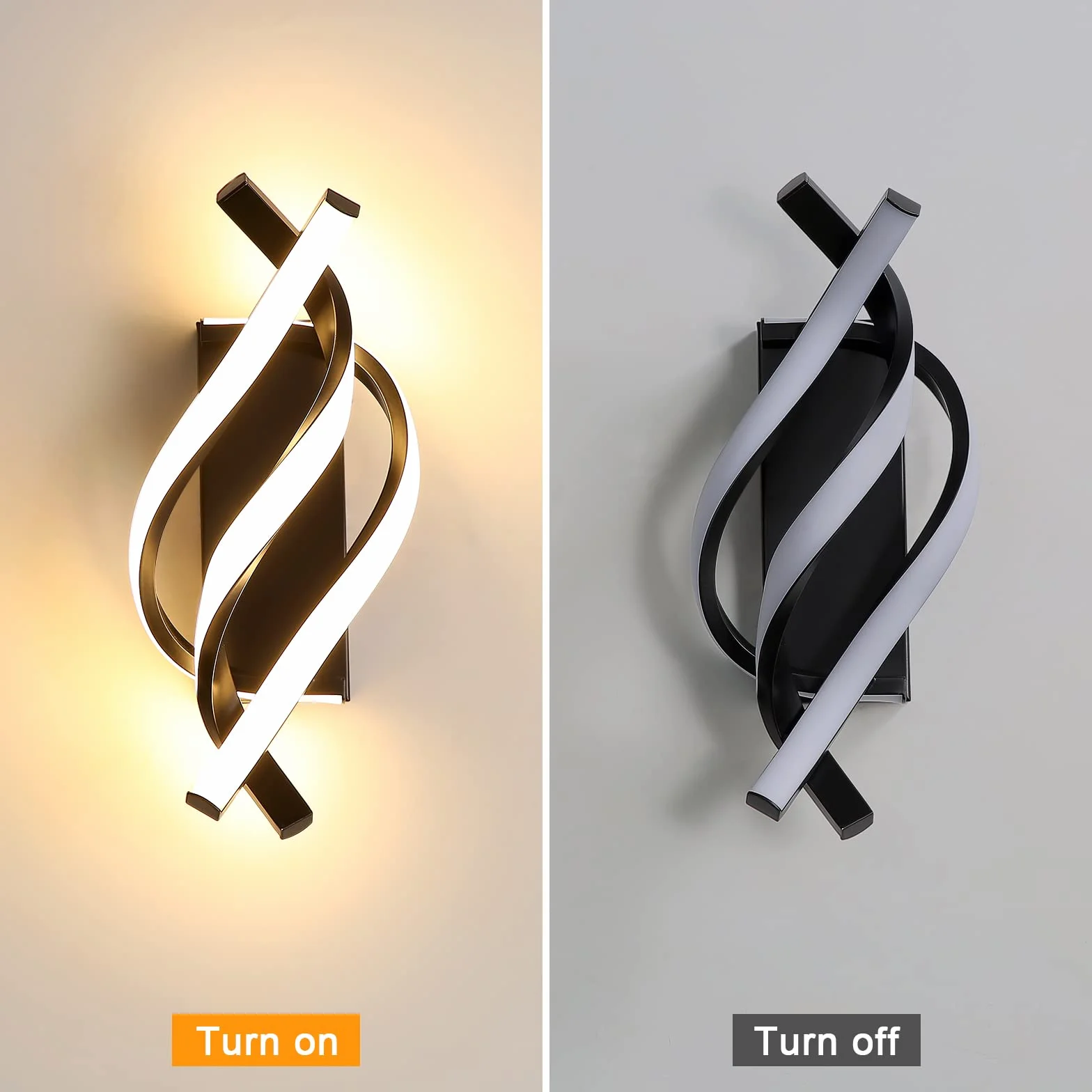 Comely Wewnętrzny Kinkiet LED, 22W 2500LM Prosta Lampa Ścienna LED, Oprawa Kinkiet Wewnętrzny Do Sypialni, Korytarza, Salonu, Biura, Jadalni