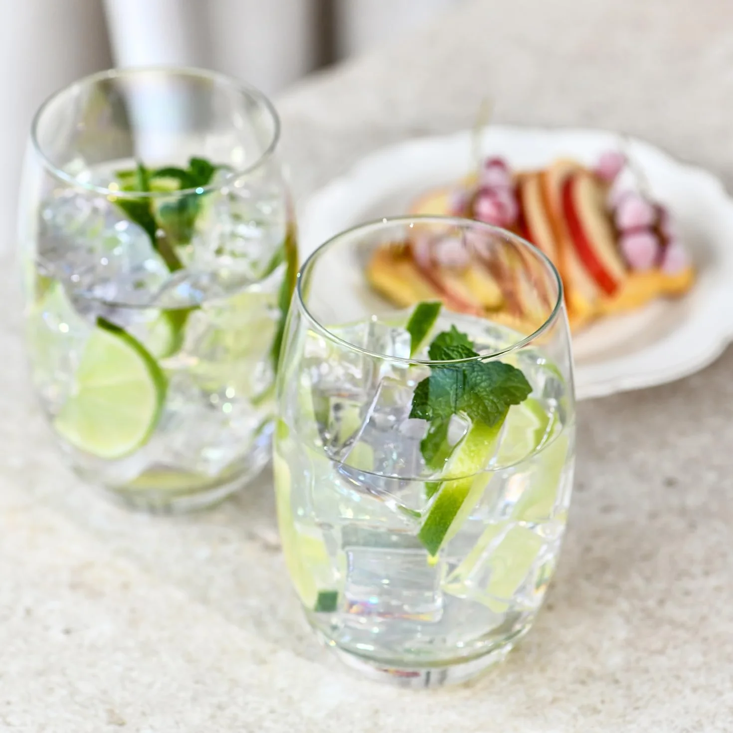 KROSNO Opalizujące Szklanki do Wody, Soków i Innych Napojów | Zestaw 6 Szklanek | 440 ml | Kolekcja Rainbow | Idealne do Domu, Restauracji i na Przyjęcia