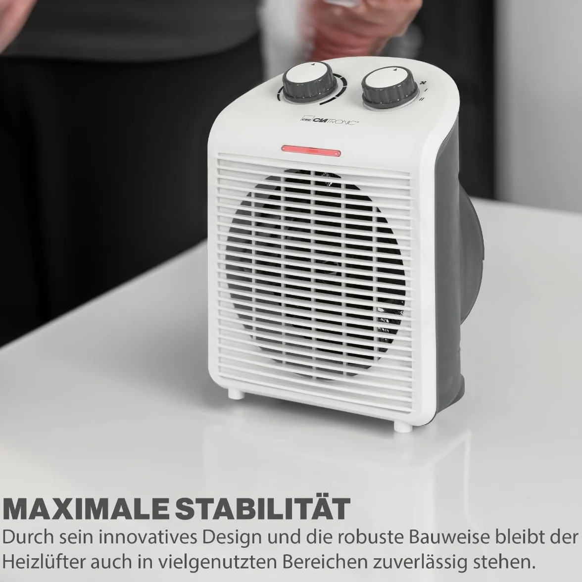 Clatronic 263951 Termowentylator, Biały, 1 Sztuka
