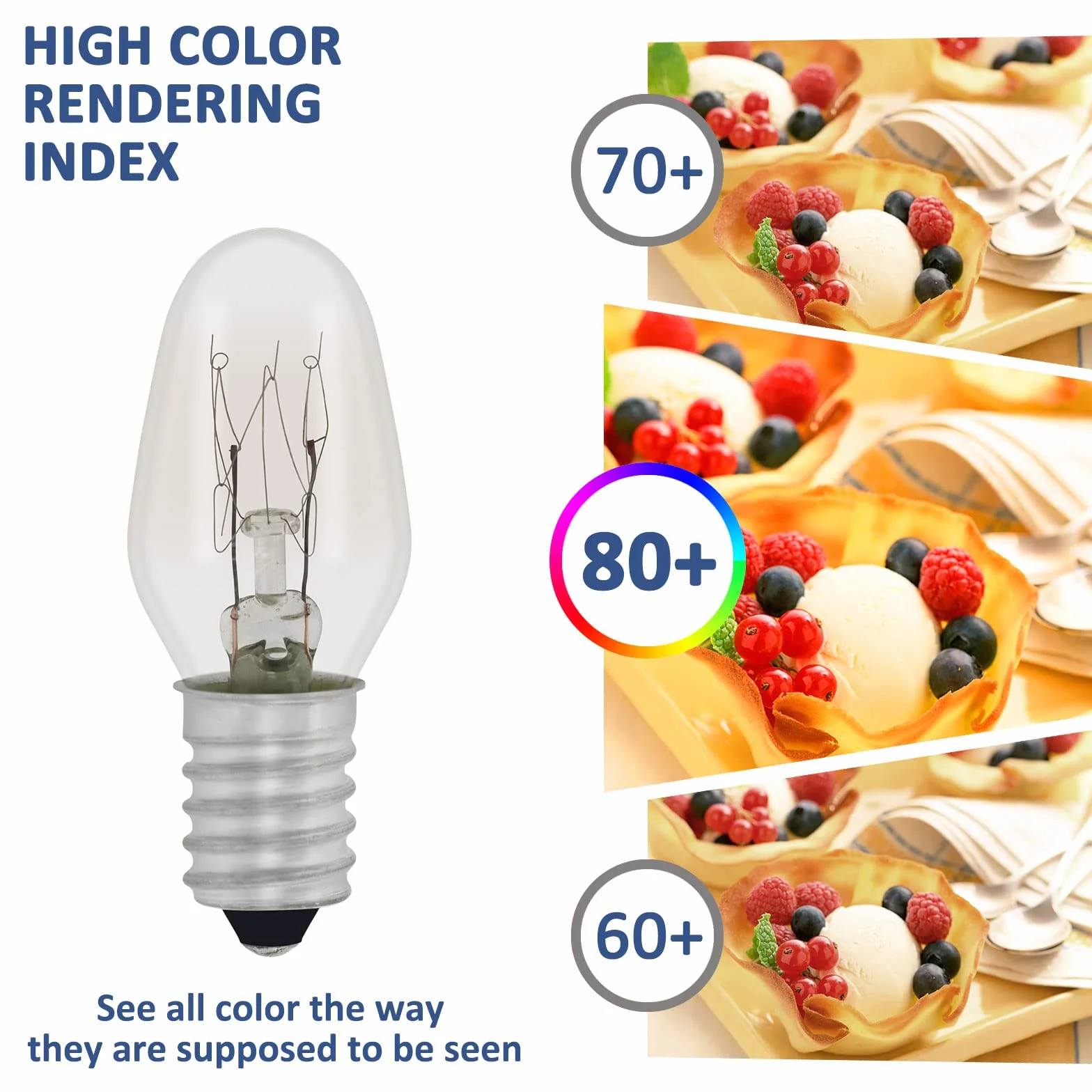 3 żarówki C7 E14 7 W, AC 230 V, 40 lm, możliwość ściemniania, ciepła biel 2700 K, żarówka zamienna do lampy solnej himalajskiej, lampy kryształowej soli, lampy z kamienia solnego, światło