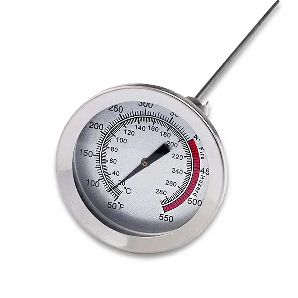 długa sonda olej do smażenia ze stali nierdzewnej frytki smażony termometr do grilla temperatura oleju termometr do grilla