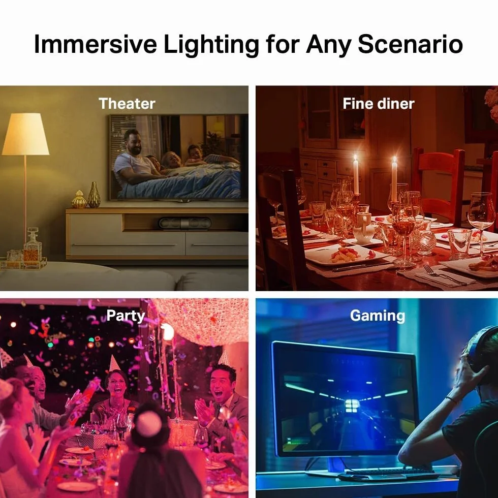 TP-Link Tapo Smart Bulb, Smart WiFi LED Light, E27, 8.7W, Works with Amazon Alexa(Echo and Echo Dot) and Google Home, Colour-Changeable, No Hub Required (Tapo L530E) [Energy Class F]