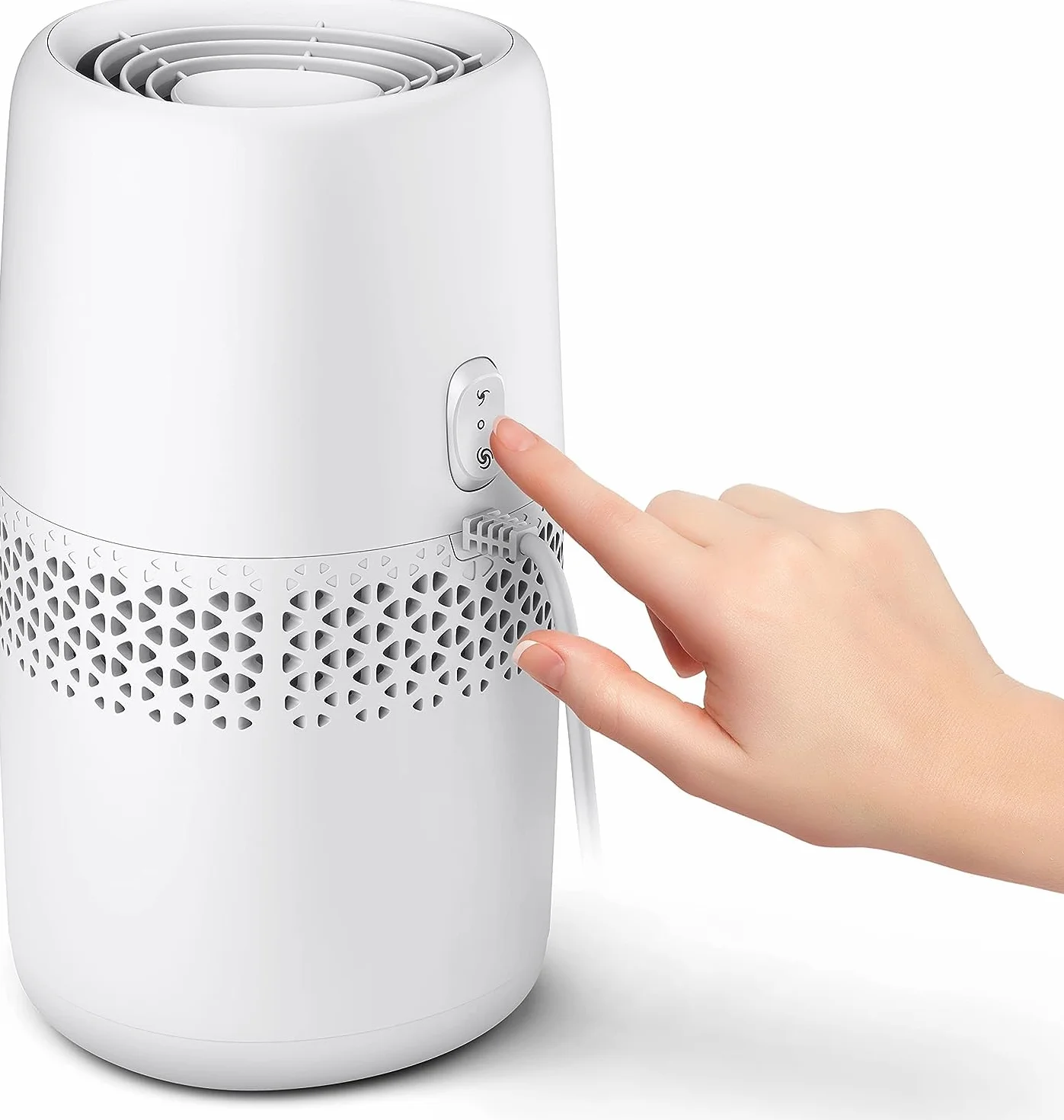 Philips Nawilżacz powietrza z serii 2000, higieniczny nawilżacz powietrza, 99,97% mniej bakterii, zbiornik na wodę 2 l, 190 ml/h, do pomieszczeń do 31 m², ultra cichy (32 dB)