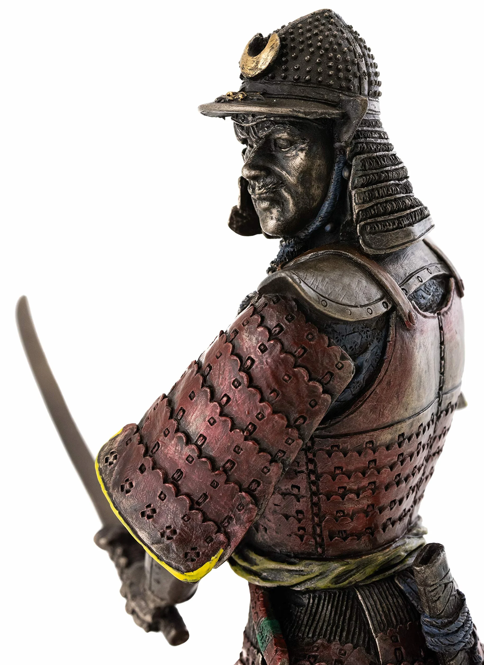 Top Collection Brązowa statuetka japońskiego generała samuraja Minamoto