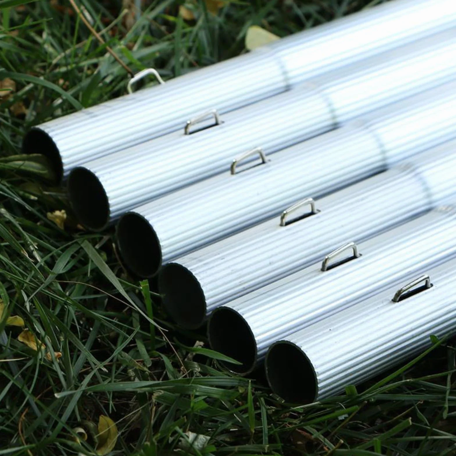Tyczka do mycia okien 1-12 m, teleskopowa tyczka przedłużająca, lekka aluminiowa tyczka teleskopowa, do użytku ze szorowarką lub szczotką, do czyszczenia wysokich sufitów(100cm/3.3ft)
