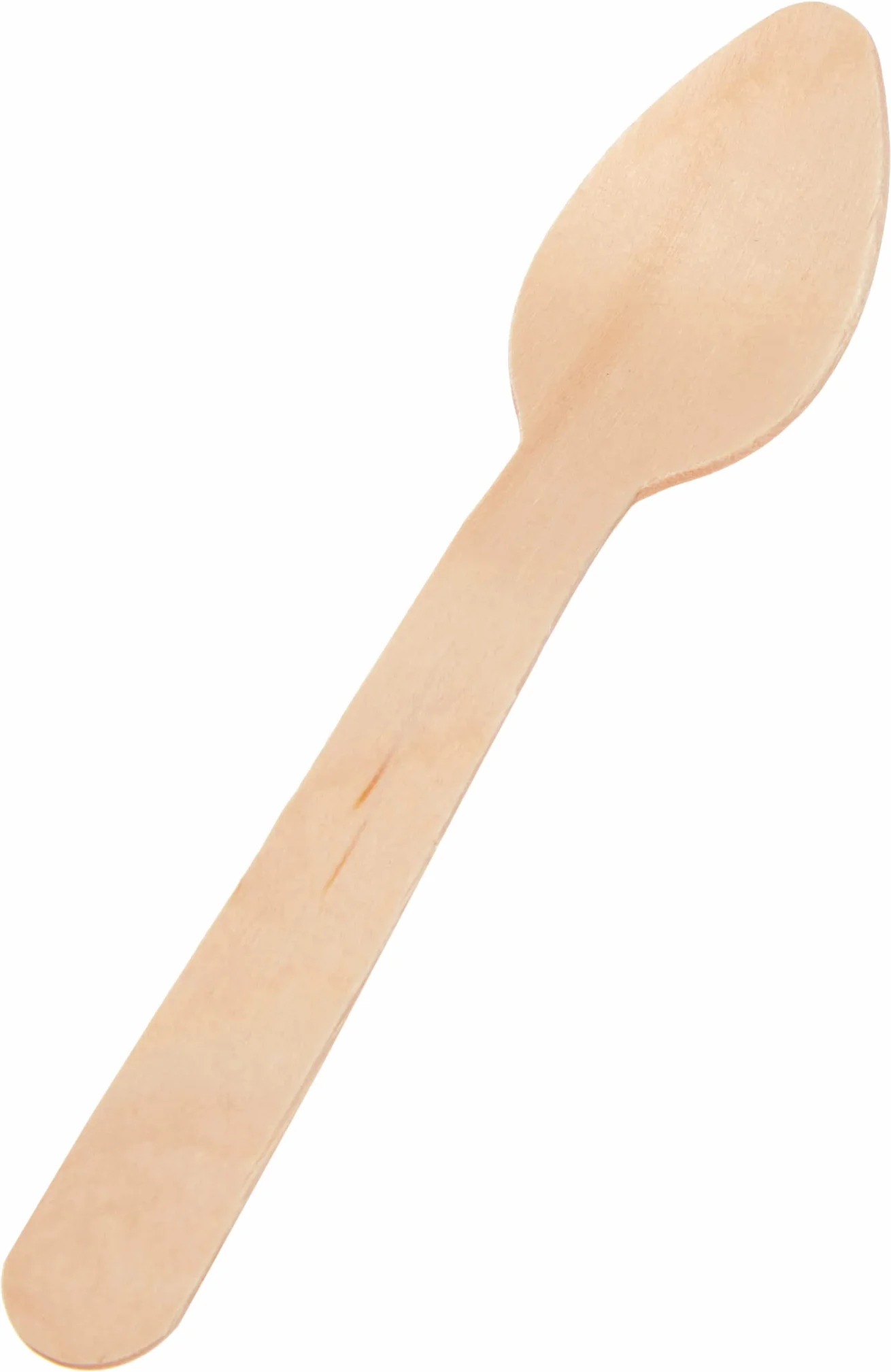 100 sztuk łyżeczek do kawy 11 cm naturalne drewno