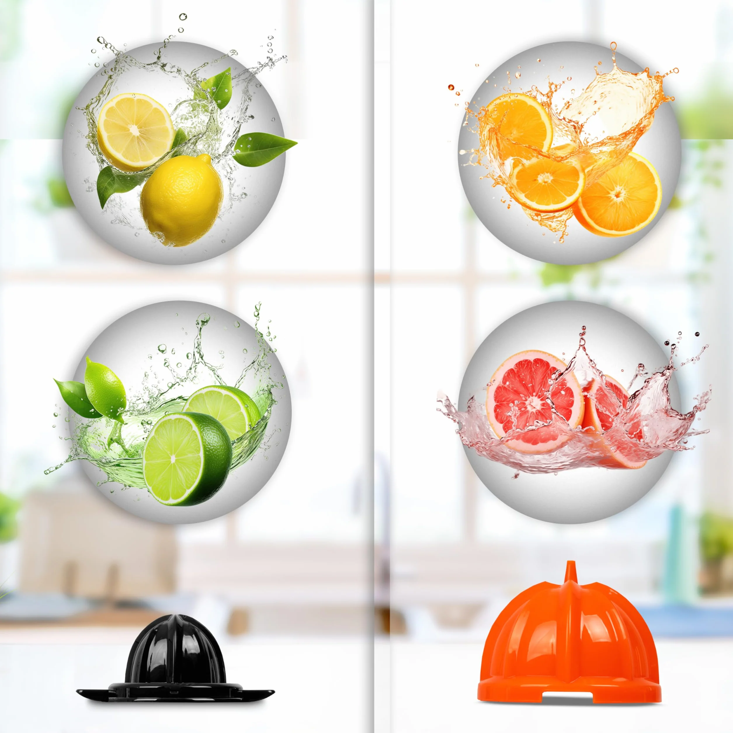 Dronic JE605 Wyciskarka do cytrusów 600W | Pojemność 400ml | Regulowany filtr do pulpy | Idealny do soku z cytrusów pomarańczy, świeżych cytryn, limonki