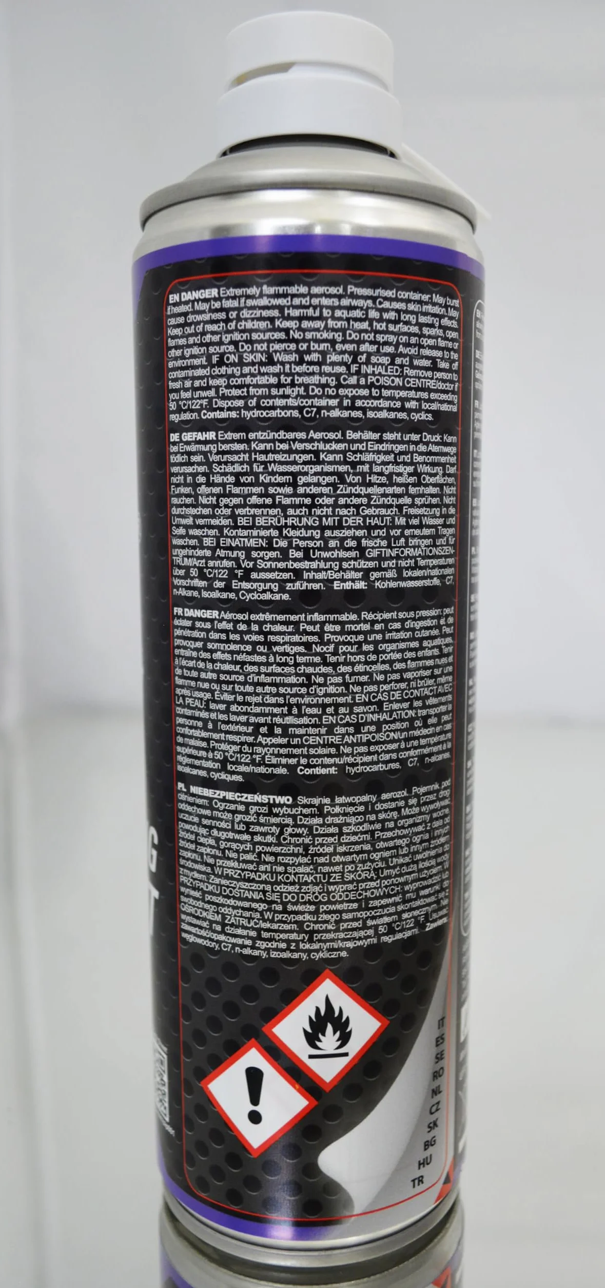 AABCOOLING HPL 100S Penetrating Lubricant Spray 500ml Smar uniwersalny przeciw wilgoci, Smar, Łańcuch, Zawiasy, Motocykl, Samochód, Produkt wielofunkcyjny, Eliminuje skrzypienie K2