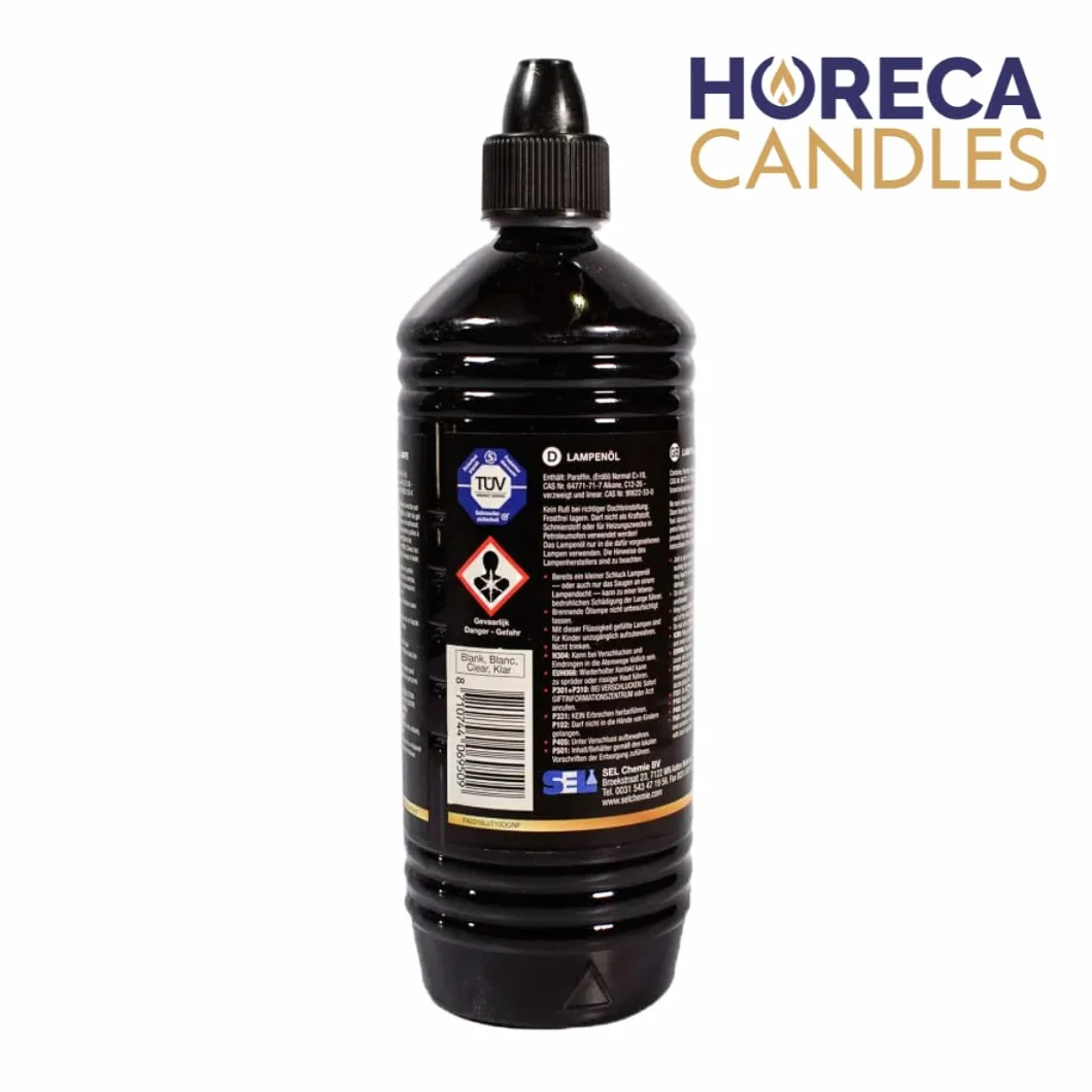 Horeca Candles - Olej do Lamp Olejowych – 2x1L, Czysta Parafina, Idealne do Lamp Naftowych, Pochodni Ogrodowych, Świec Olejowych, Pochodni Ogrodowych, Oleju do Lamp, Użytek Wewnętrzny i Zewnętrzny