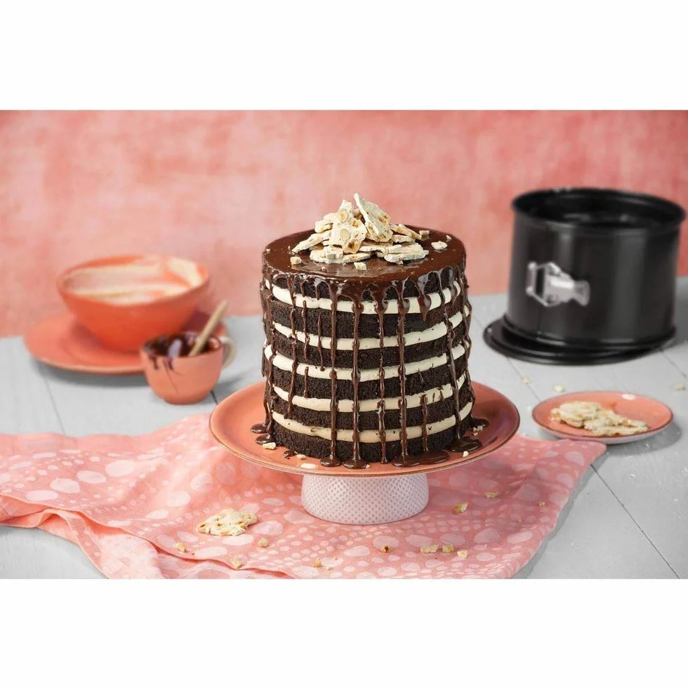 Original Kaiser Inspiration Panettone forma do pieczenia wysoka, 20 x 14 cm, tortownica wysoka, płaskie dno, forma do ciasta na 1/2 porcji z przepisami, bardzo wysoka krawędź, powłoka zapobiegająca