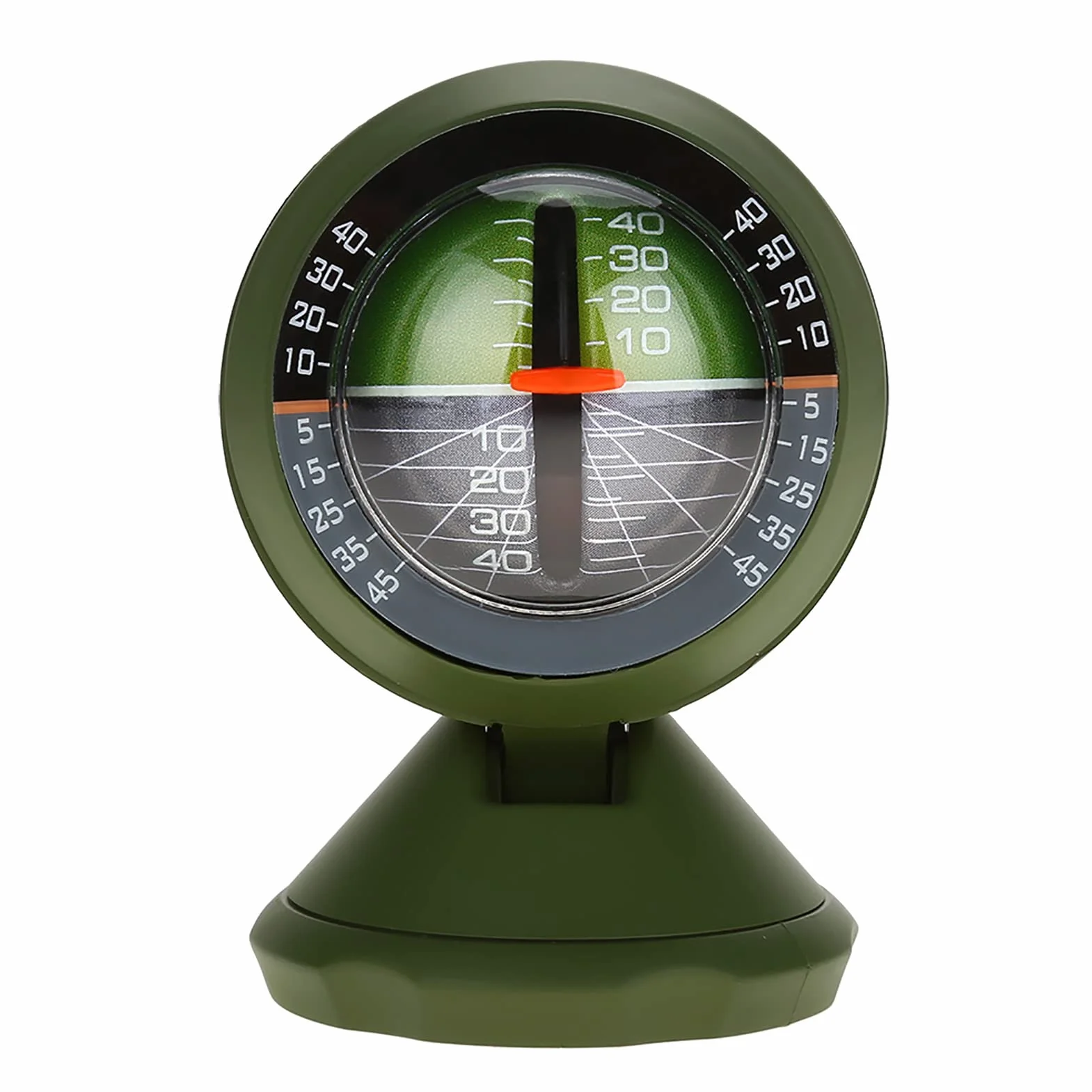 Poziom pochyłomierza samochodu kompas samochodowy zewnętrzny wielofunkcyjny sprzęt pochyłomierza samochodowego miernik nachylenia kąta balanser Luminous High Precise Car Compass Clinometer Indicator