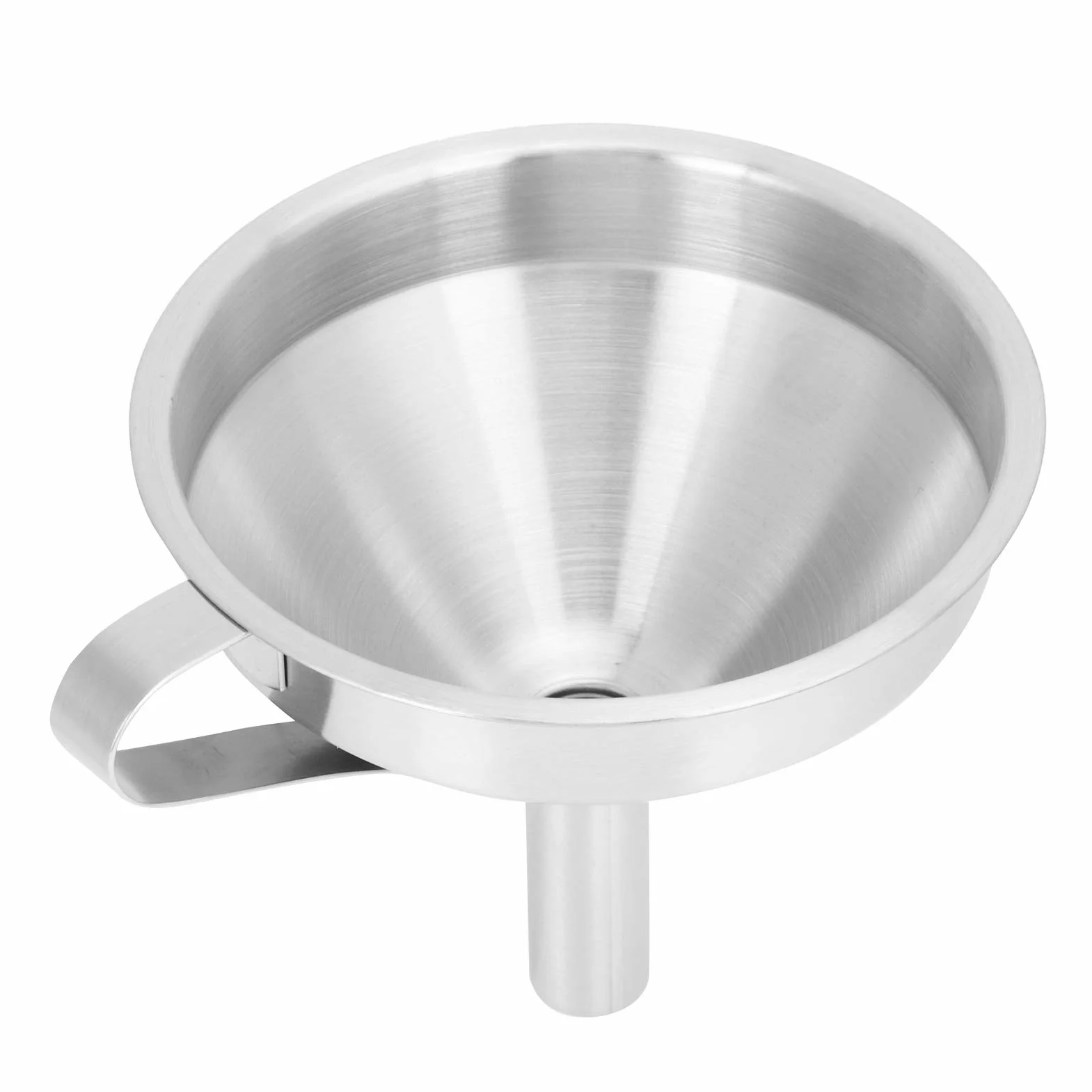 Lejek ze Stali Nierdzewnej Lejek do Napełniania ze Stali Nierdzewnej Oddzielny Olej Piwo Kawa Woda Ciecz Lejek Narzędzie Kuchenne (Duży 15CM)