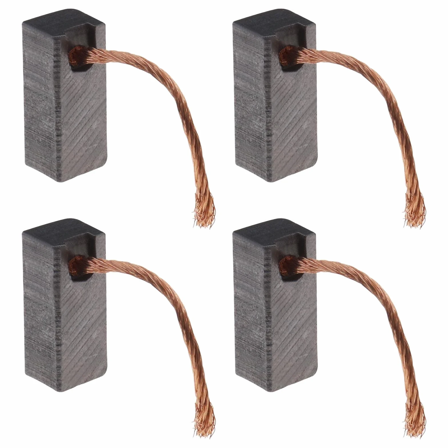 2 pary szczotek węglowych do silników elektronarzędzi 7 x 8 x 19 mm / 0,27 x 0,31 x 0,75 cala akcesoria do elektronarzędzi części zamienne do silników elektrycznych
