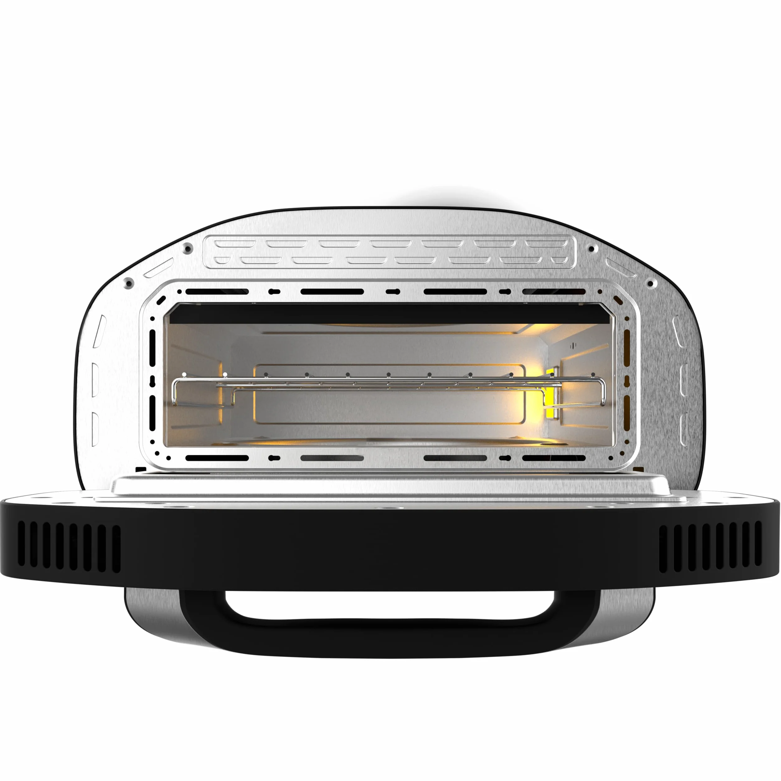 Cecotec Elektryczny piec do pizzy z okienkiem Tifosi Pizza & Co 1700 W, pojemność 12 litrów, sterowanie cyfrowe, stal powlekana, 8 funkcji, timer, temperatura 80°C - 430°C, światło wewnętrzne