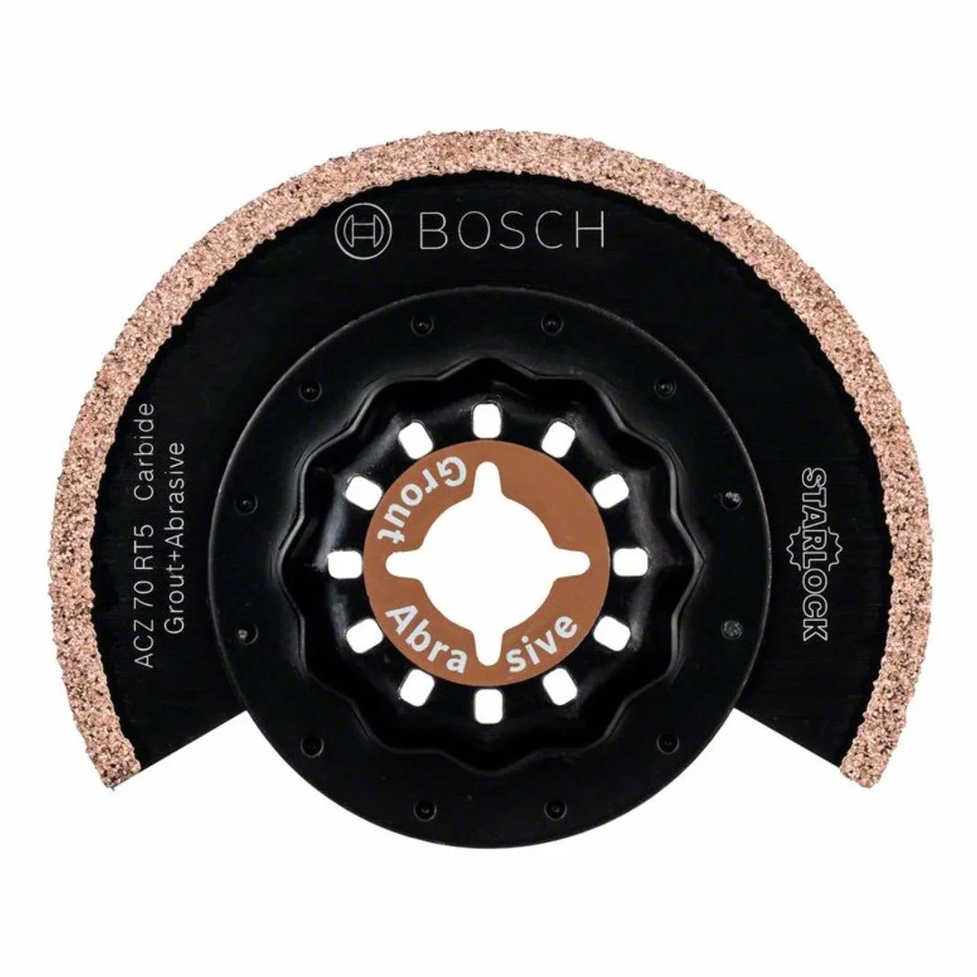 Bosch Professional Brzeszczot segmentowy Carbide-RIFF ACZ 70 RT5 (do wąskich szczelin, Ø 70 mm, akcesoria narzędzie wielofunkcyjne)