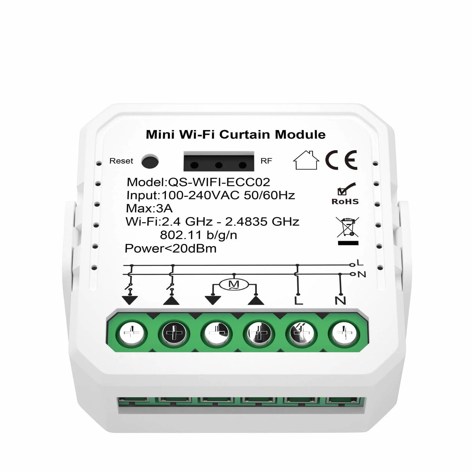 Sterownik rolet Tuya Smart LIfe WIFI MINI Procentowy V3