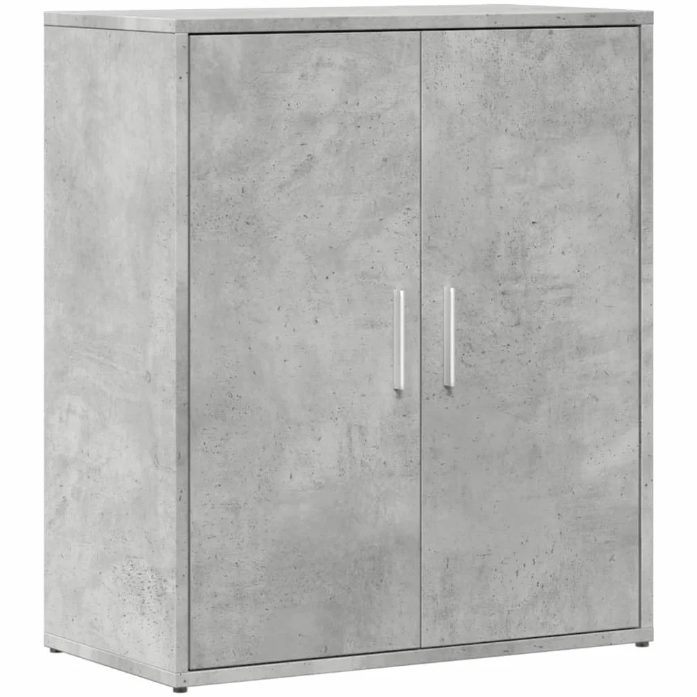 vidaXL Szafka, szarość betonu, 60x31x70 cm, materiał drewnopochodny, komoda, szafka kuchenna, szafka do przechowywania w salonie, kredens