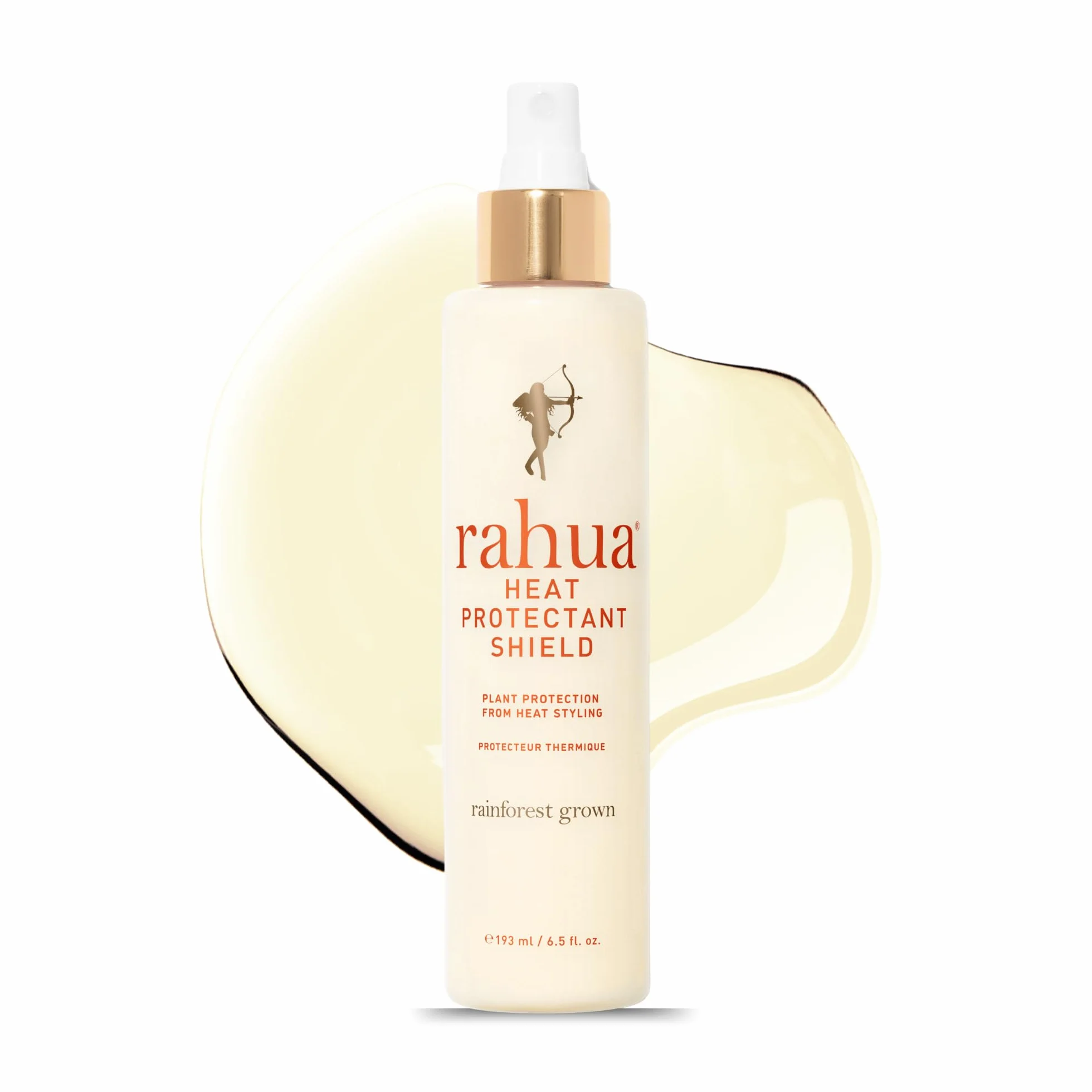 Rahua Heat Protectant Shield 193 ml/6.5 FlOz, formułowane wielokrotne rozpylanie chroniące przed wysoką temperaturą, lekki spray ochronny wzbogacony witaminą E Aloe Vera keratyny