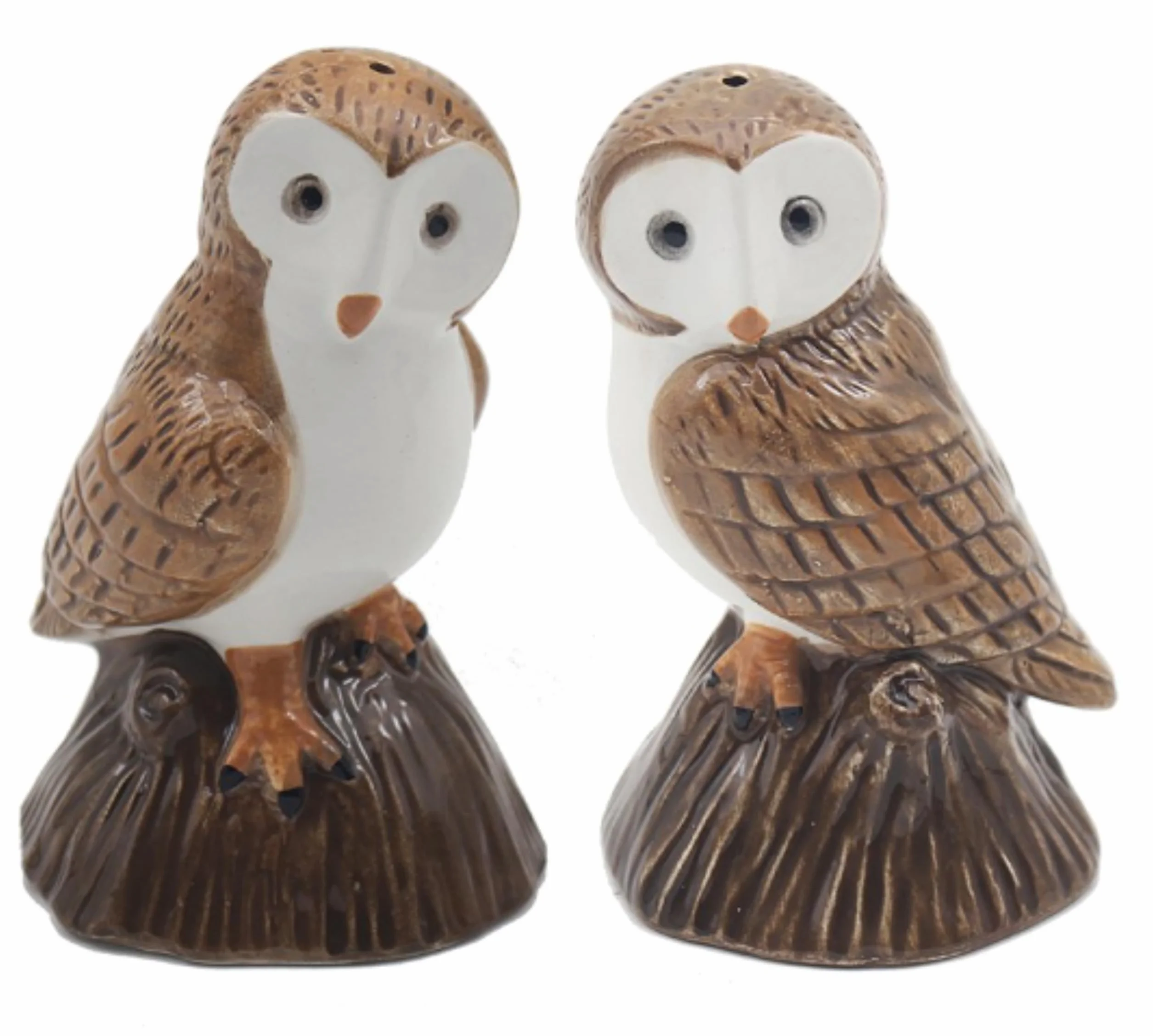 Lesser & Pavey Owls zestaw soli i pieprzniczki do wszystkich rodzajów kuchni, ceramiczny zestaw solniczki i pieprzniczki, urocze solniczki i pieprzniczki, solniczka i pieprzniczka, nadaje się do domu