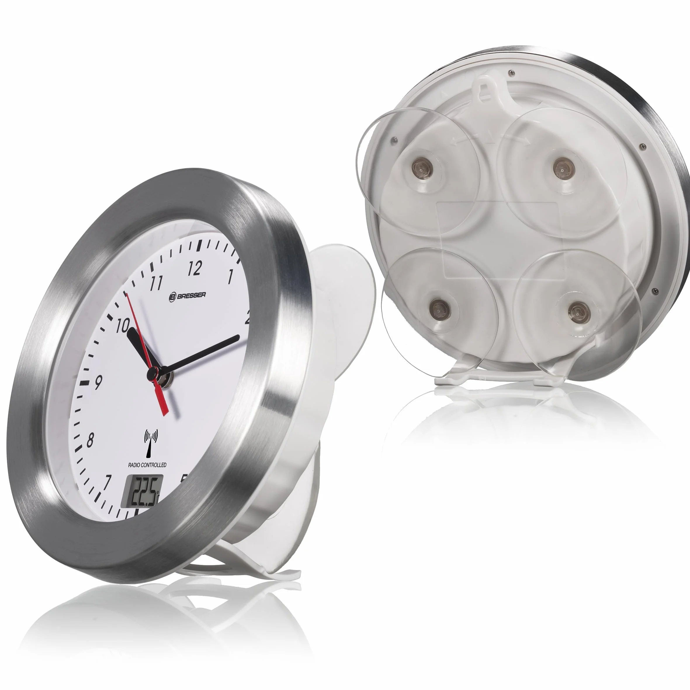 Bresser Mytime Bath Bad Zegarek, Szary/Bordowy, 17 cm