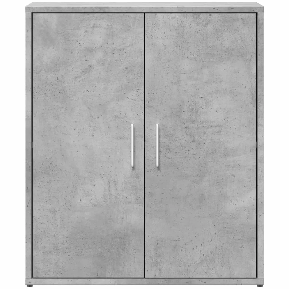 vidaXL Szafka, szarość betonu, 60x31x70 cm, materiał drewnopochodny, komoda, szafka kuchenna, szafka do przechowywania w salonie, kredens