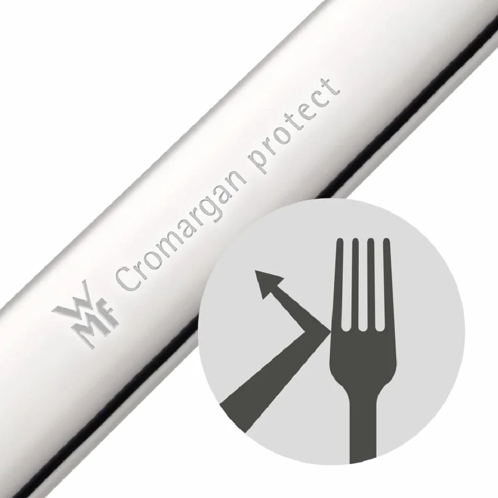 WMF Merit Cromargan Protect widelec stołowy, srebrny